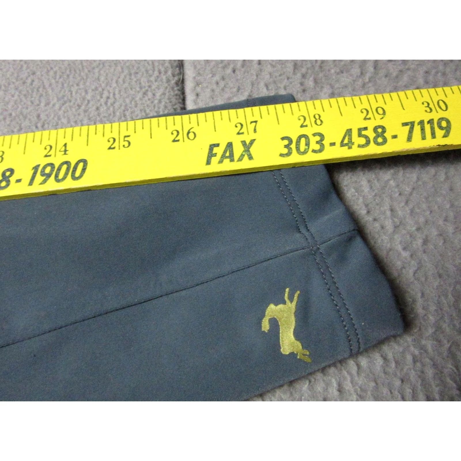 Vintage Tracksmith Leggings Womens Large Blue Compression Running Athletic Stretch Size 36" / US 14 / IT 50 - 4 Thumbnail
