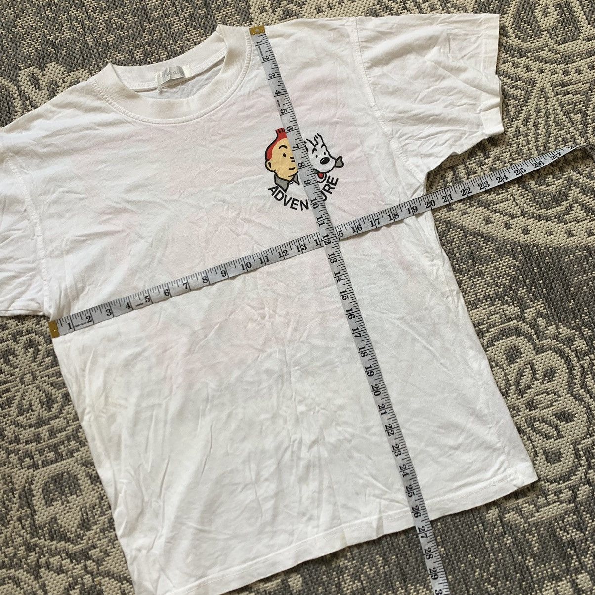 Cartoon Network × Vintage Vintage The Adventures Of Tin Tin The Blue Lotus T-Shirt Size US L / EU 52-54 / 3 - 8 Thumbnail