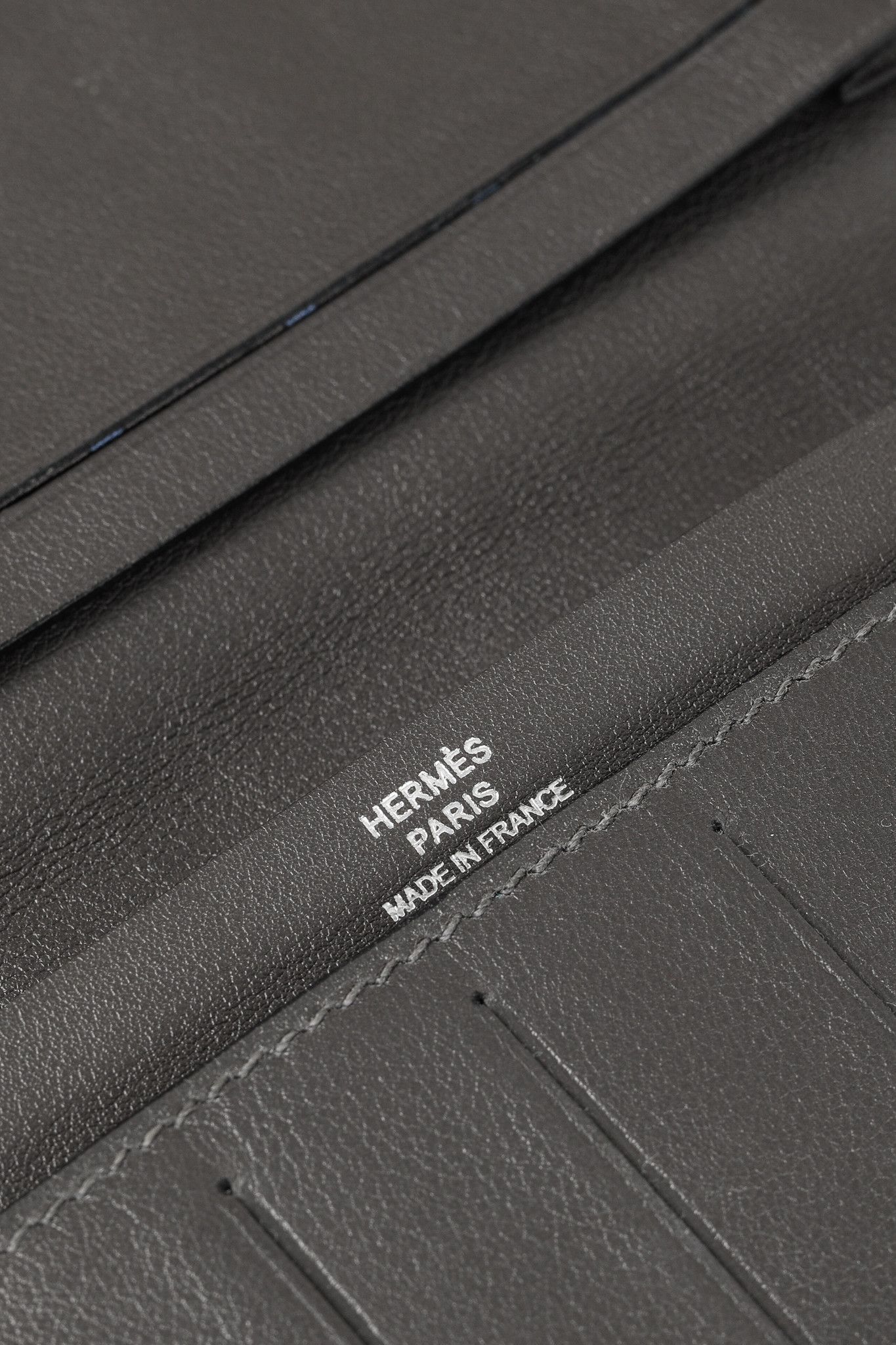 Hermes Hermes Citizen Twill Etain Long Portefeuille Wallet Size ONE SIZE - 4 Thumbnail