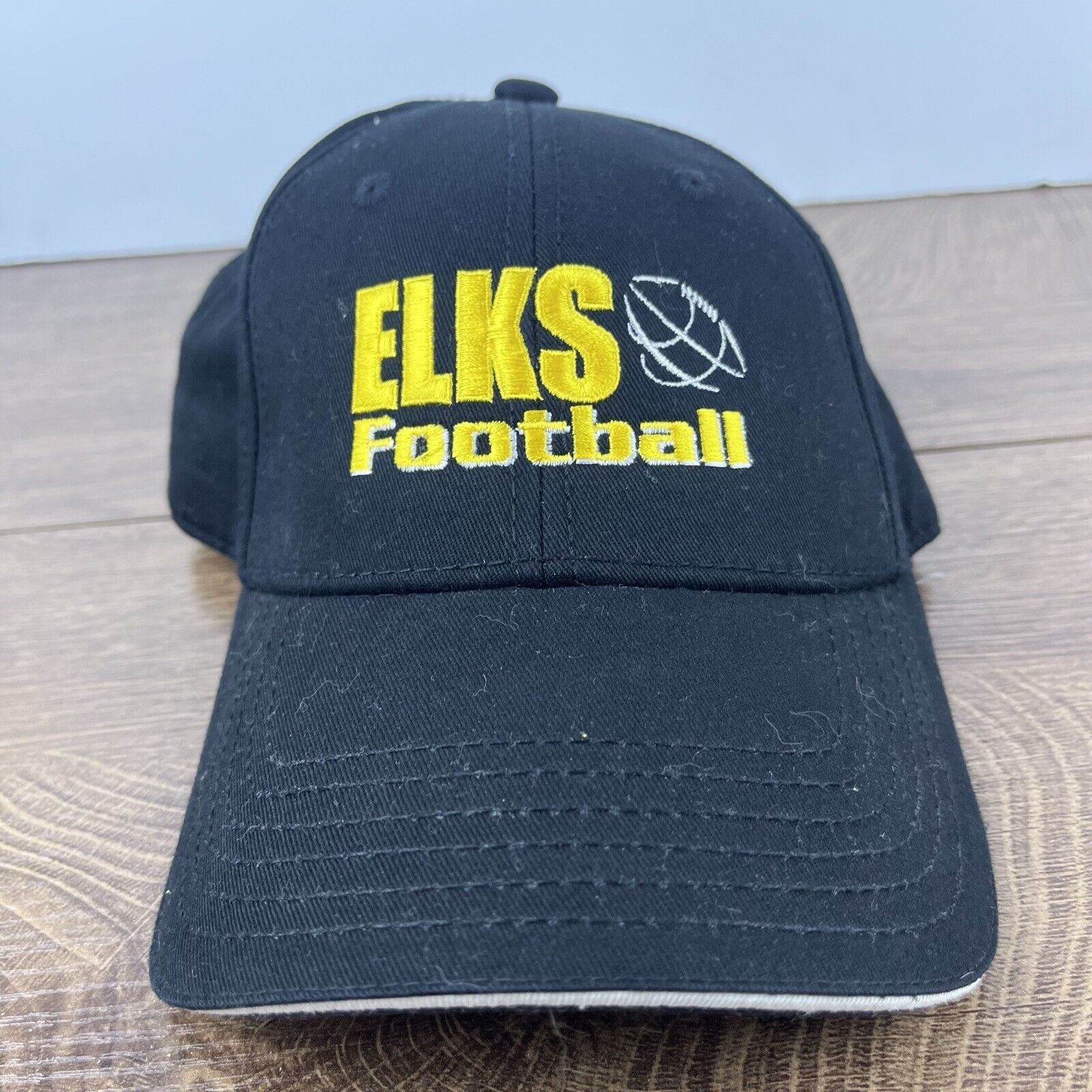 Other Centerville Elks Football Hat Black Elks Adjustable Hat Blac Size ONE SIZE - 3 Thumbnail