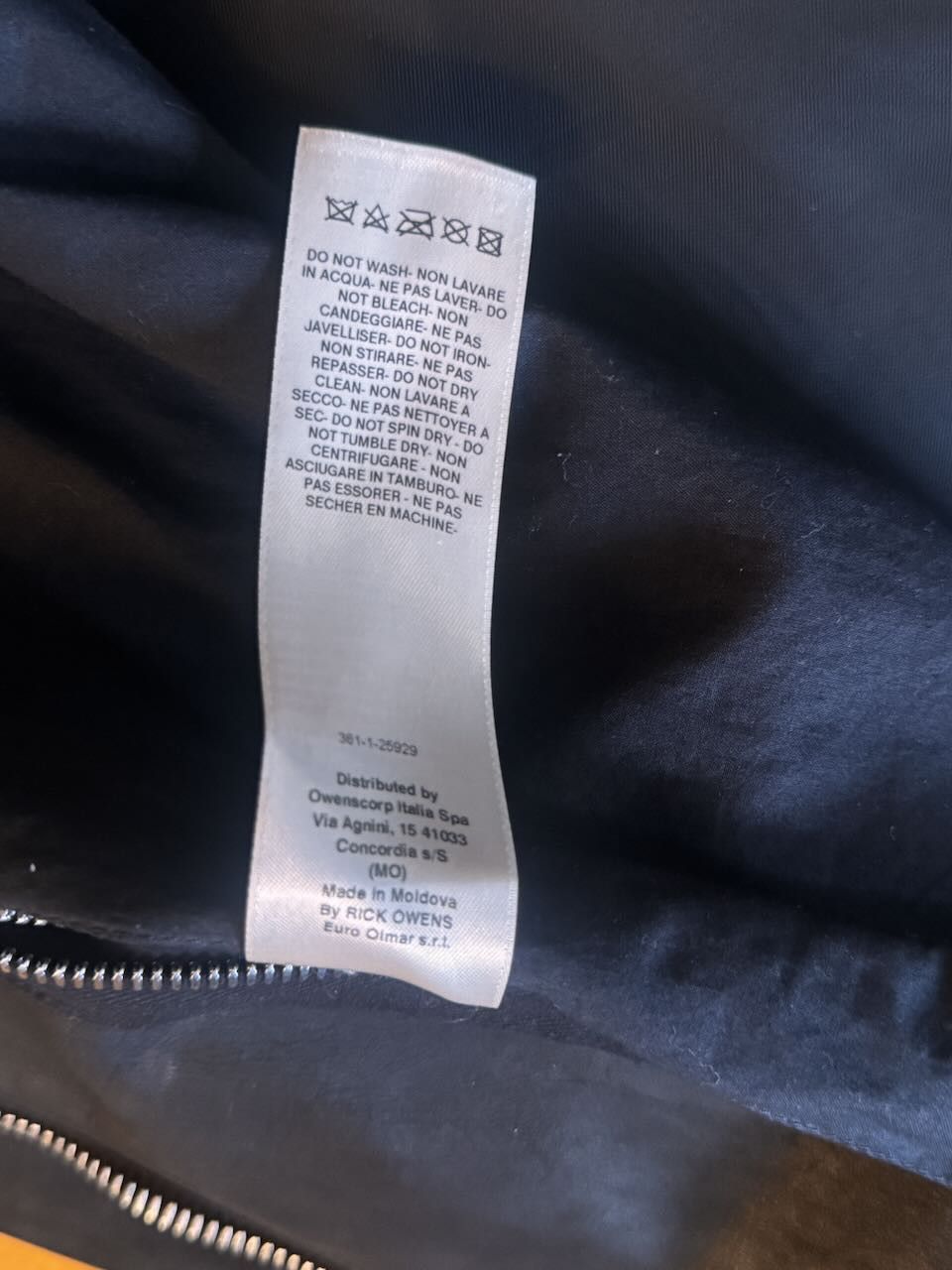 Rick Owens Brad Veg Tan Jacket Size US M / EU 48-50 / 2 - 13 Thumbnail