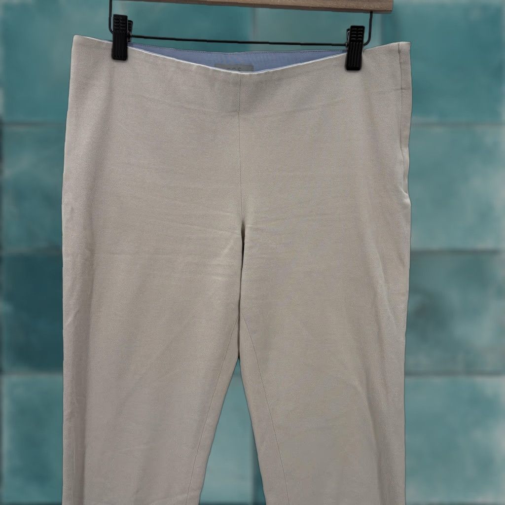 Cos COS Pants Womens 10 Beige Cotton Stretch Slim Side Zip Ankle Trousers Chino Pants Women Slim Ankle Beige Cotton Spandex Workwear 10 Womens Size 32" / US 10 / IT 46 - 1 Thumbnail