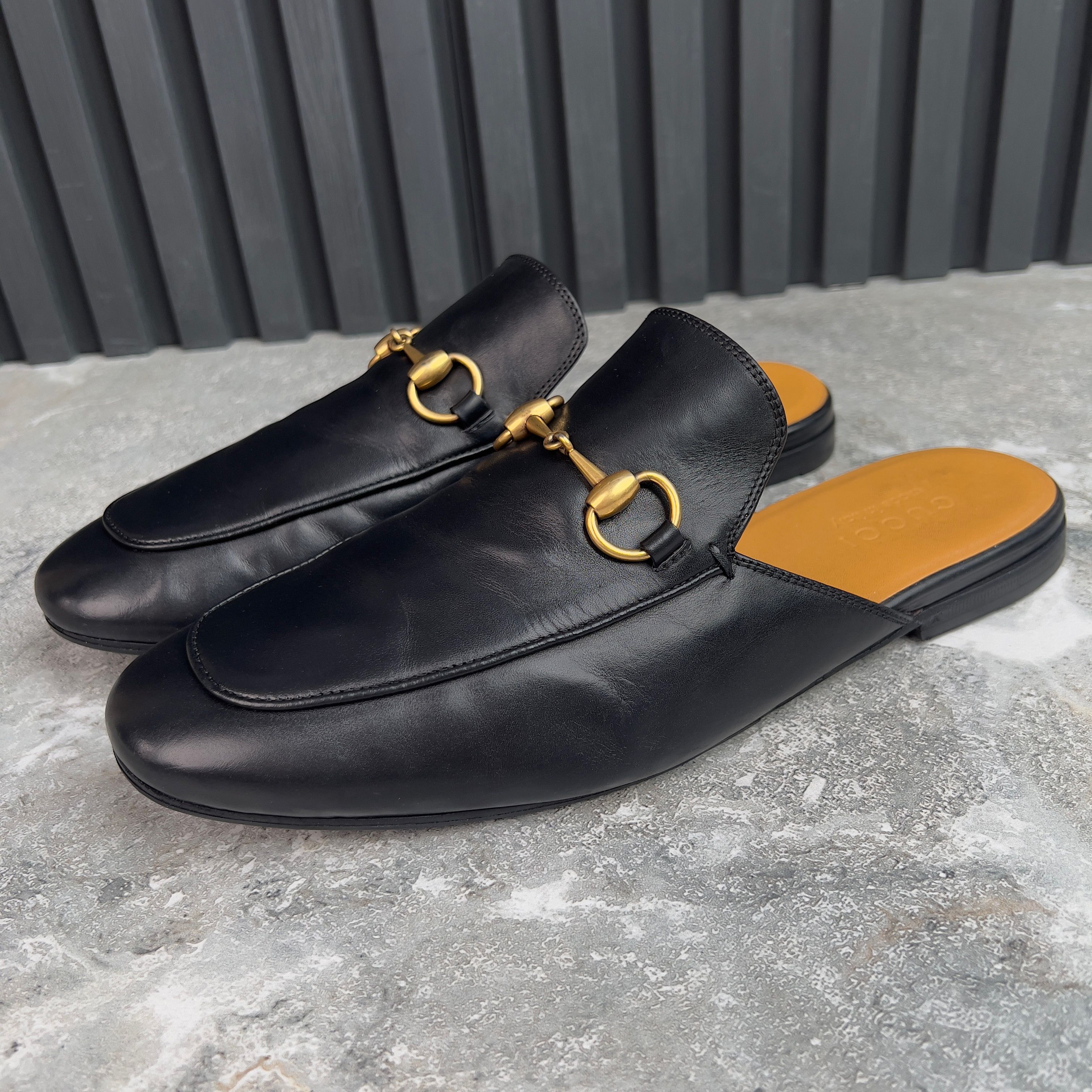 Gucci Princetown Horsebit Jordaan Mule Black Leather Size US 7.5 / EU 40-41 - 1 Thumbnail