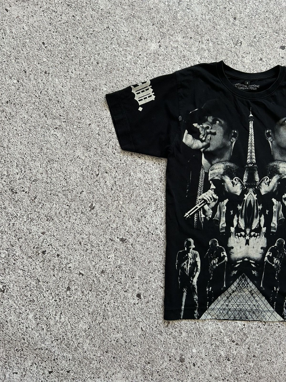 Jay-Z × Kanye West Vintage Kanye West x Jay Z Watch The Throne Europe Tee Size US S / EU 44-46 / 1 - 4 Thumbnail