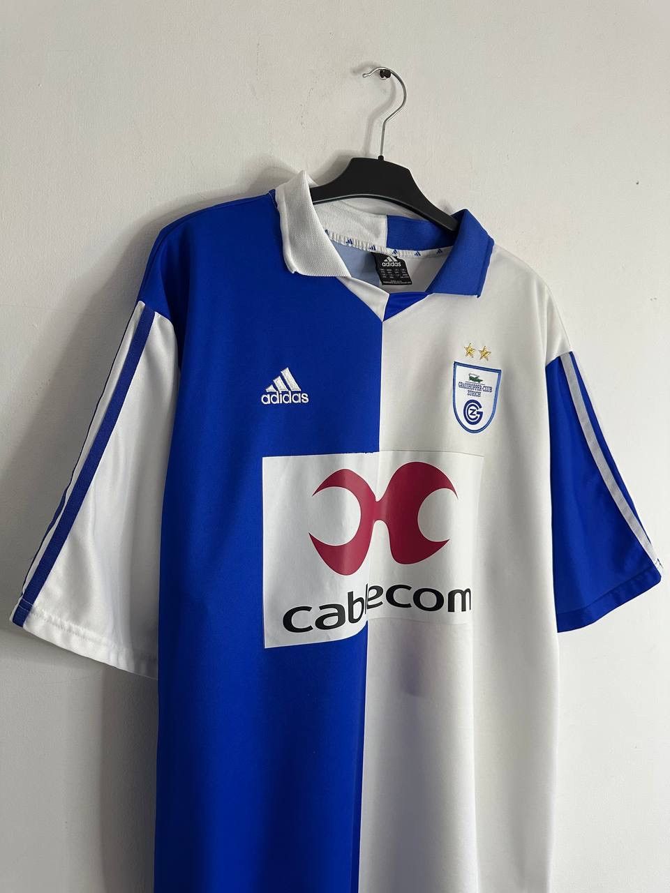 Adidas Grasshopper Zürich 2002/03 Adidas Home Jersey #10 Meier 2XL Size US XXL / EU 58 / 5 - 2 Thumbnail