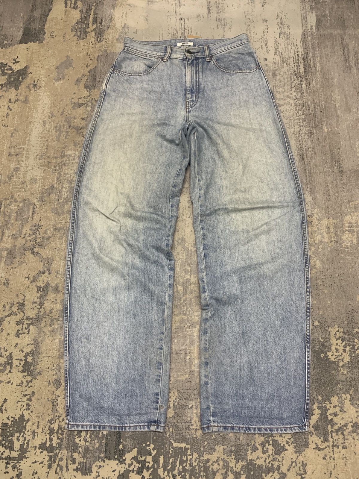 Japanese Brand Vintage Japanese Uniqlo Baggy Style Jeans Size US 30 / EU 46 - 1 Thumbnail