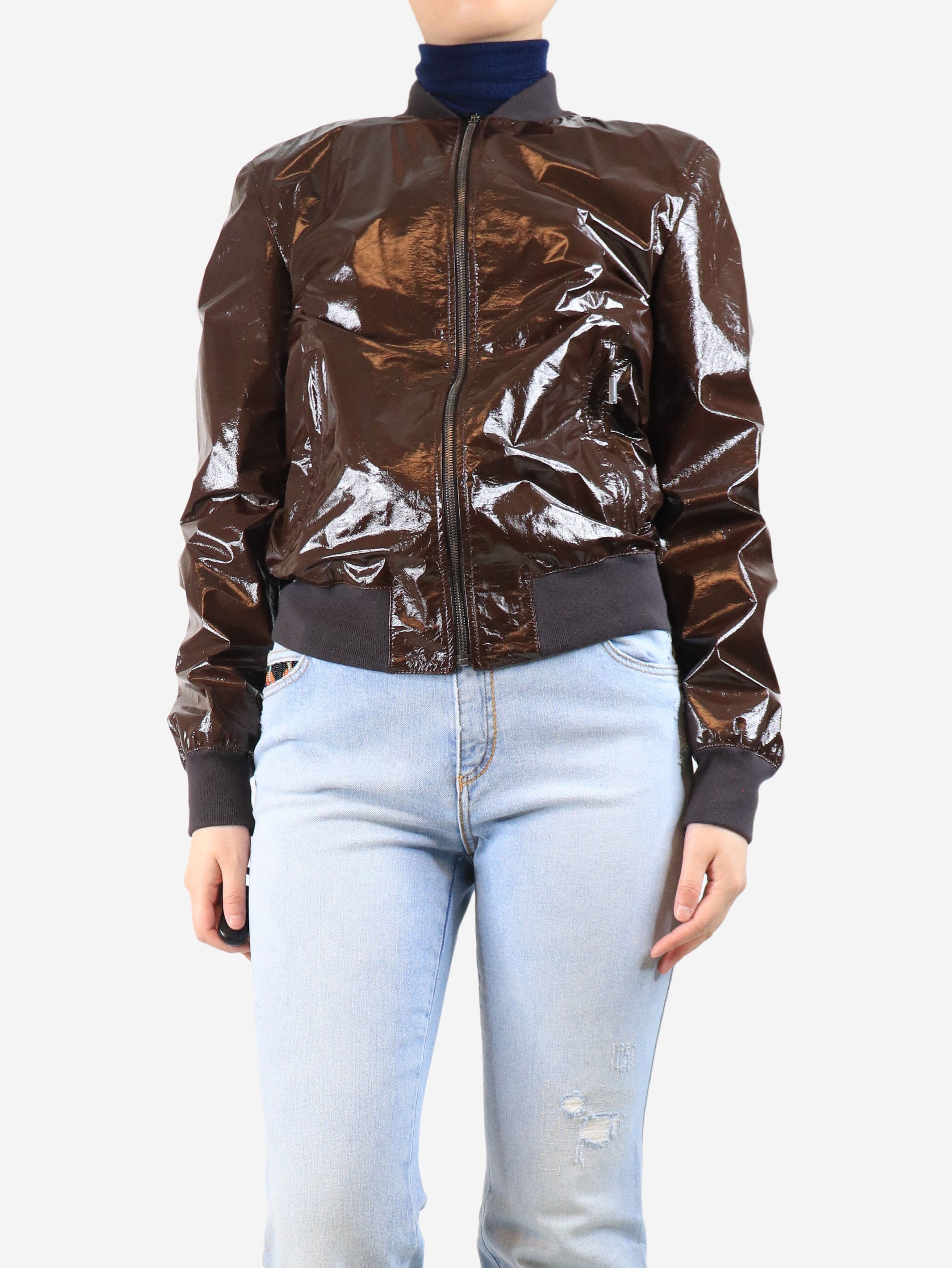 Other Brown lambskin jacket - UK 16 Size S / US 4 / IT 40 - 1 Thumbnail