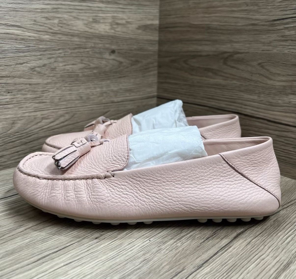 Loro Piana Loro Piana Dot Sole Pink Tassel Driving Shoes J41 Size US 6.5 / IT 36.5 - 1 Thumbnail