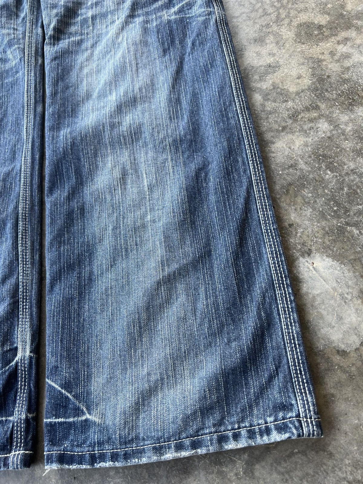 Edwin 💥Flare 💥Vintage Edwin XVS Distress Washed Jean Size US 33 - 11 Thumbnail