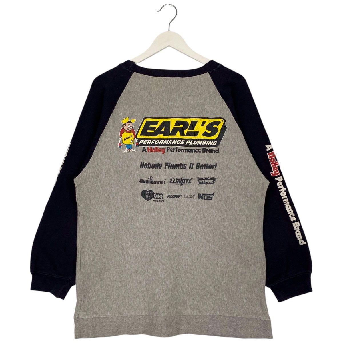 Earl Sweatshirt × Vintage Vintage Earl’s Crewneck Sweatshirt Gray Pullover Size L Size US L / EU 52-54 / 3 - 5 Thumbnail