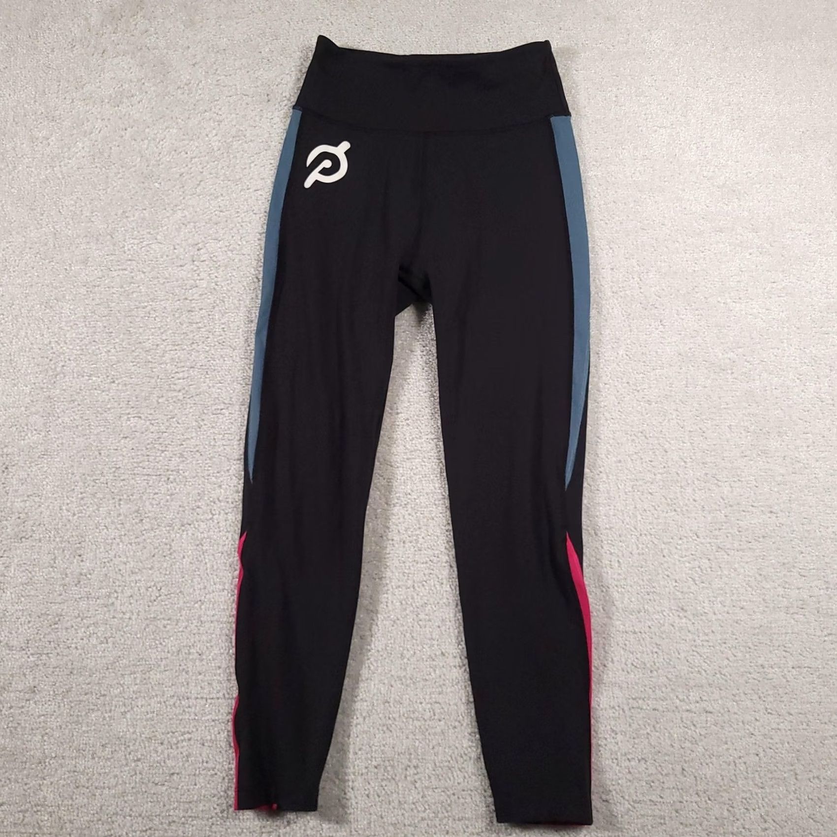 Vintage Peloton Leggings Womens Small High Rise Athletic Workout Capri Yoga Pants Capris Black Size 28" / US 6 / IT 42 - 2 Thumbnail