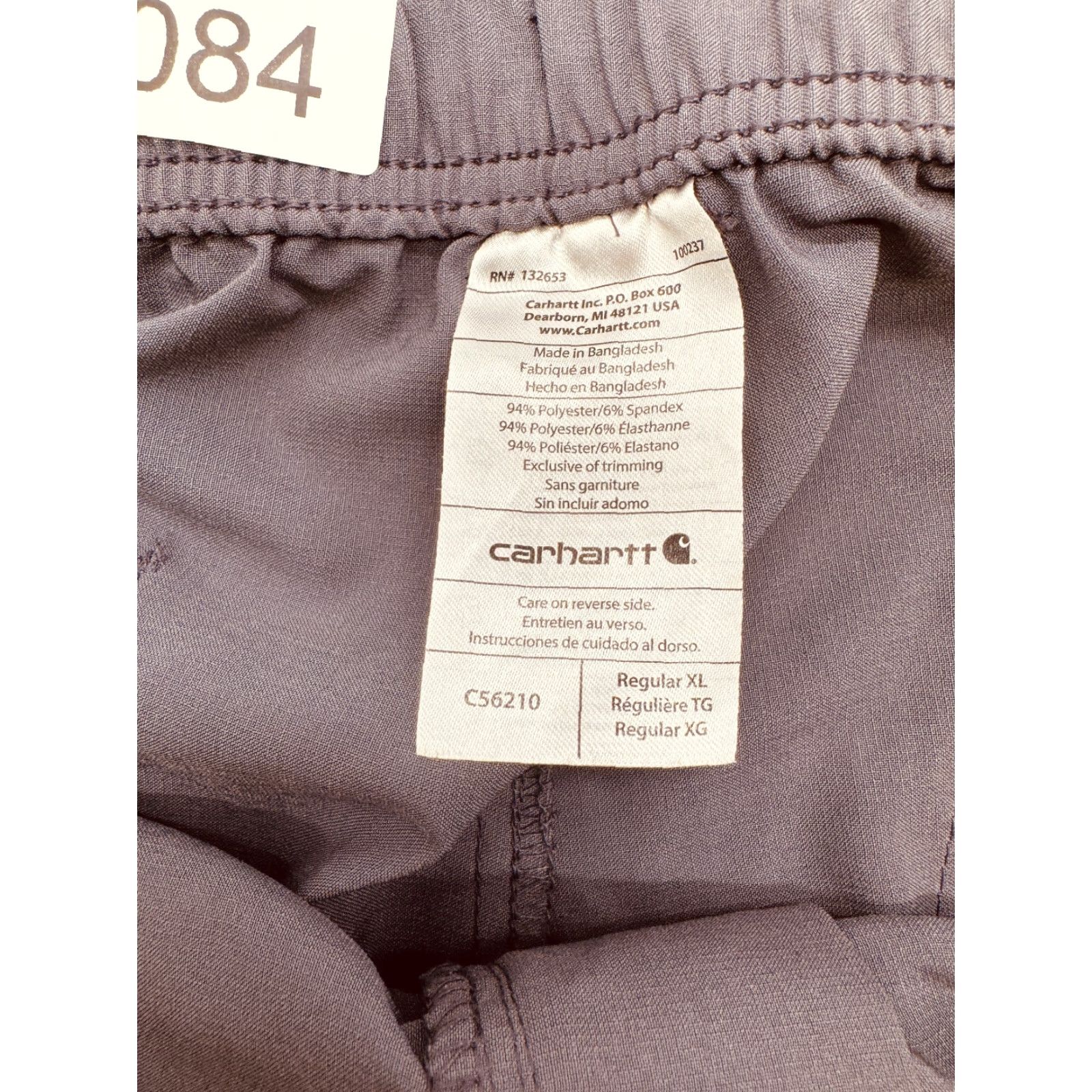 Carhartt VINTAGE Carhartt Mens 36x31 Cross Flex Modern Fit Straight Leg Grey Cargo Pant 3084 Size US 36 / EU 52 - 7 Thumbnail