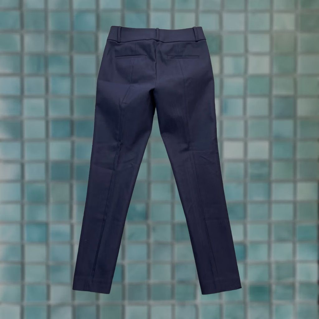 Ann Taylor Ann Taylor Loft Pants Womens 0 Blue Marisa Skinny Leg Cotton Stretch Dress Pants Size 25" / US 0 / IT 36 - 1 Thumbnail