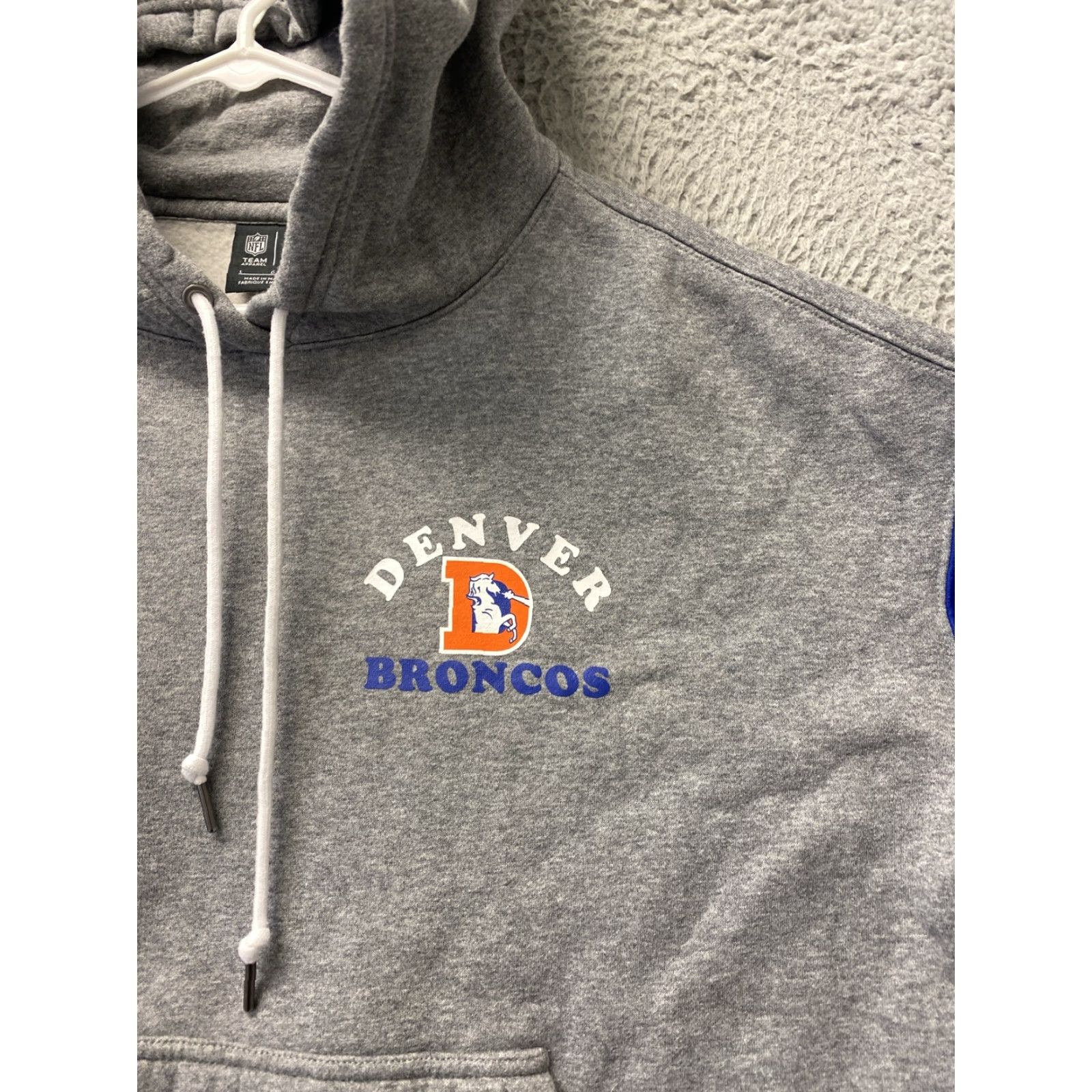 Nike Nike Broncos Sweatshirt Women's L Gray Fleece Hoodie /82-92 Size L / US 10 / IT 46 - 2 Thumbnail
