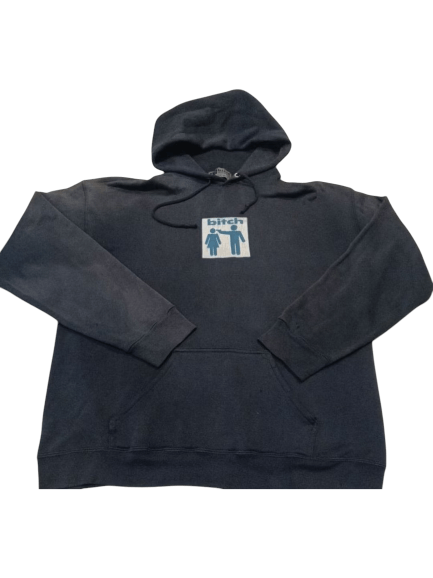 Girl Skateboards × Streetwear Vintage Hoodie 90s BITCH SKATEBOARDS