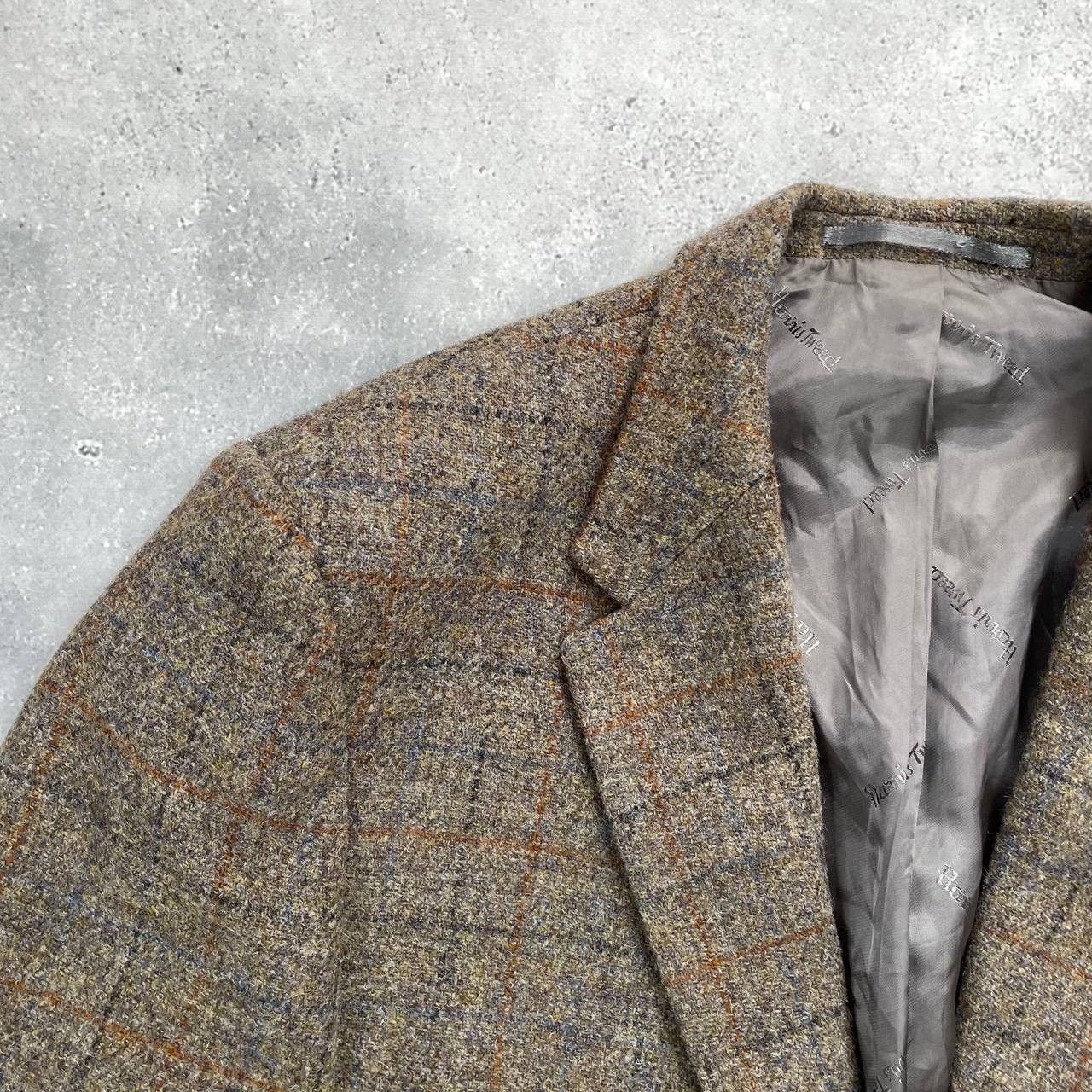 Harris Tweed Vintage Harris Tweed Walbusch Wool Blazer Gray Size 29 Size 52R - 3 Thumbnail