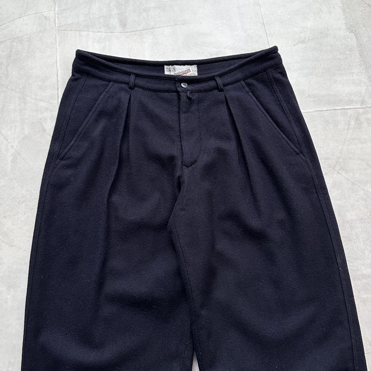 Avirex × Marithe + Francois Girbaud 80s Marithe Francois Girbaud Momento Due Allegri Wool Pants Size US 32 / EU 48 - 2 Thumbnail