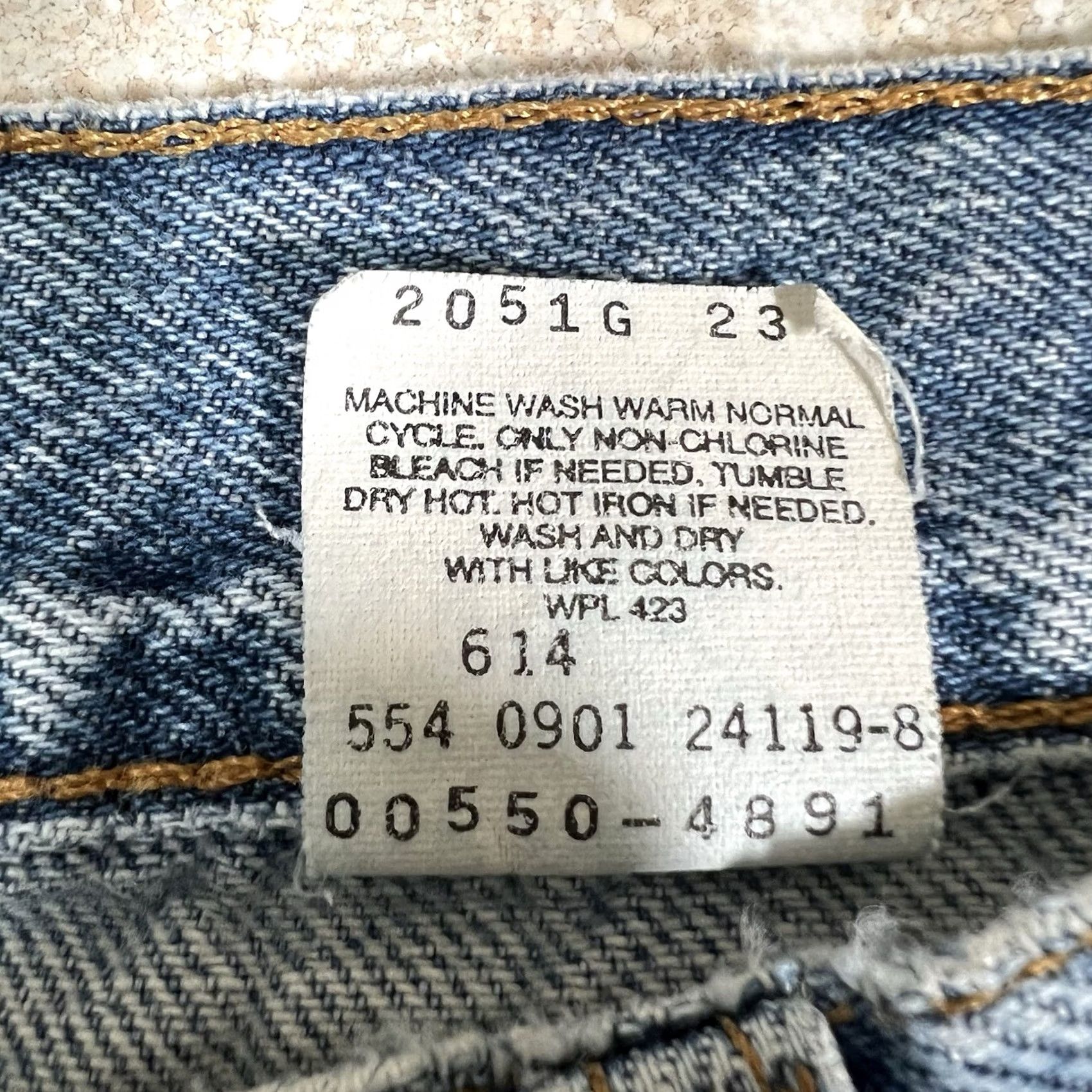 Levi's VINTAGE Levi's 550 Jeans Blue Denim Relaxed Fit USA 32x29 Mens Straight Regular Size 32 29 Size US 32 / EU 48 - 6 Thumbnail