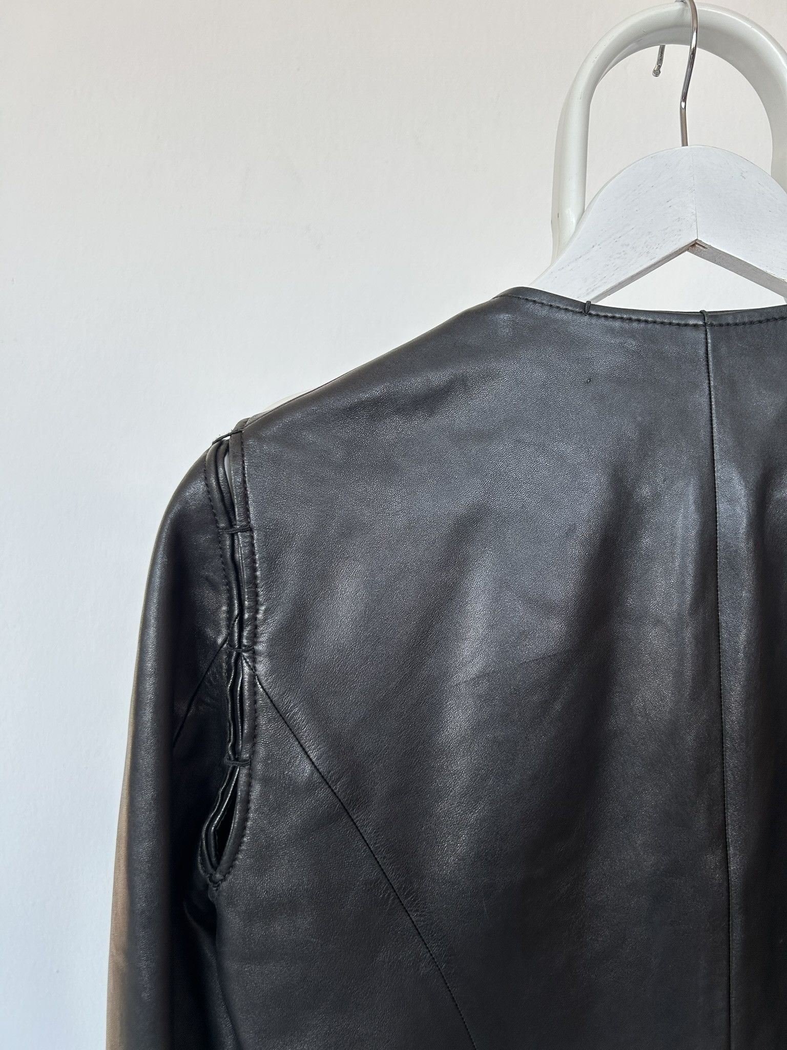 Yves Saint Laurent YSL Rive Gauche Tom Ford era leather jacket Size M / US 6-8 / IT 42-44 - 8 Thumbnail