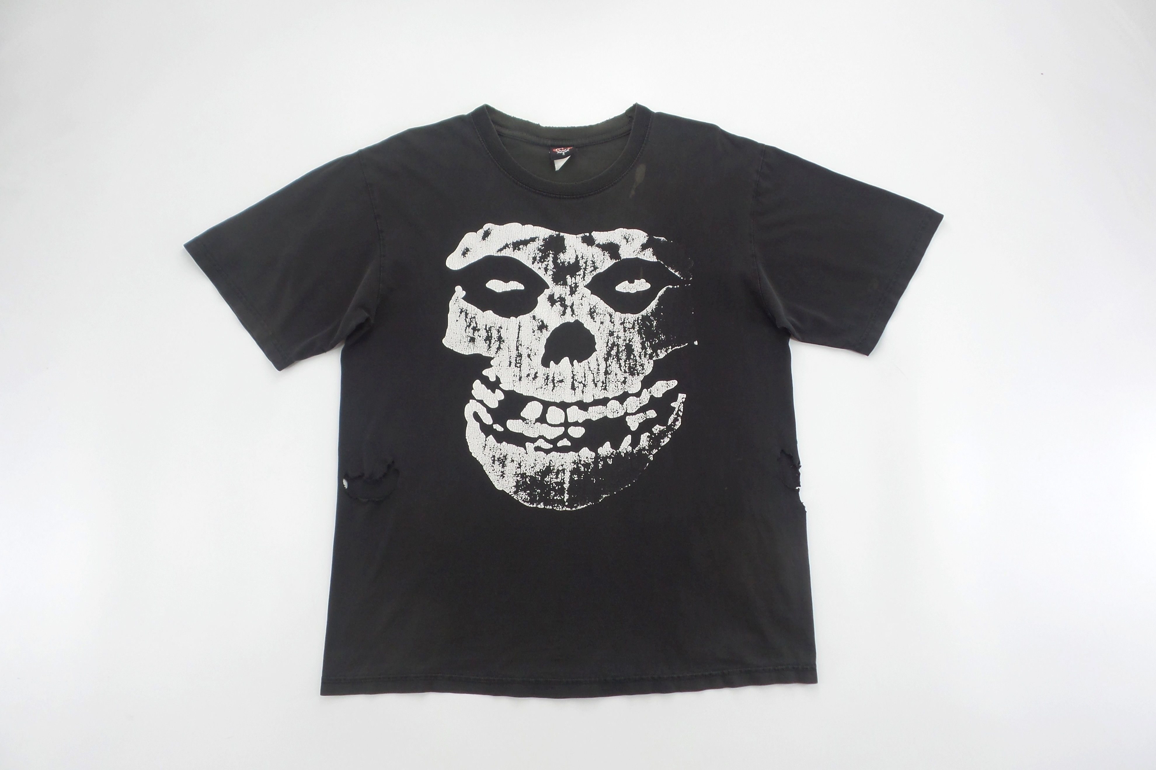 Band Tees × Misfits DISTRESSED Misfits Very Worn T-shirts Size US L / EU 52-54 / 3 - 1 Thumbnail