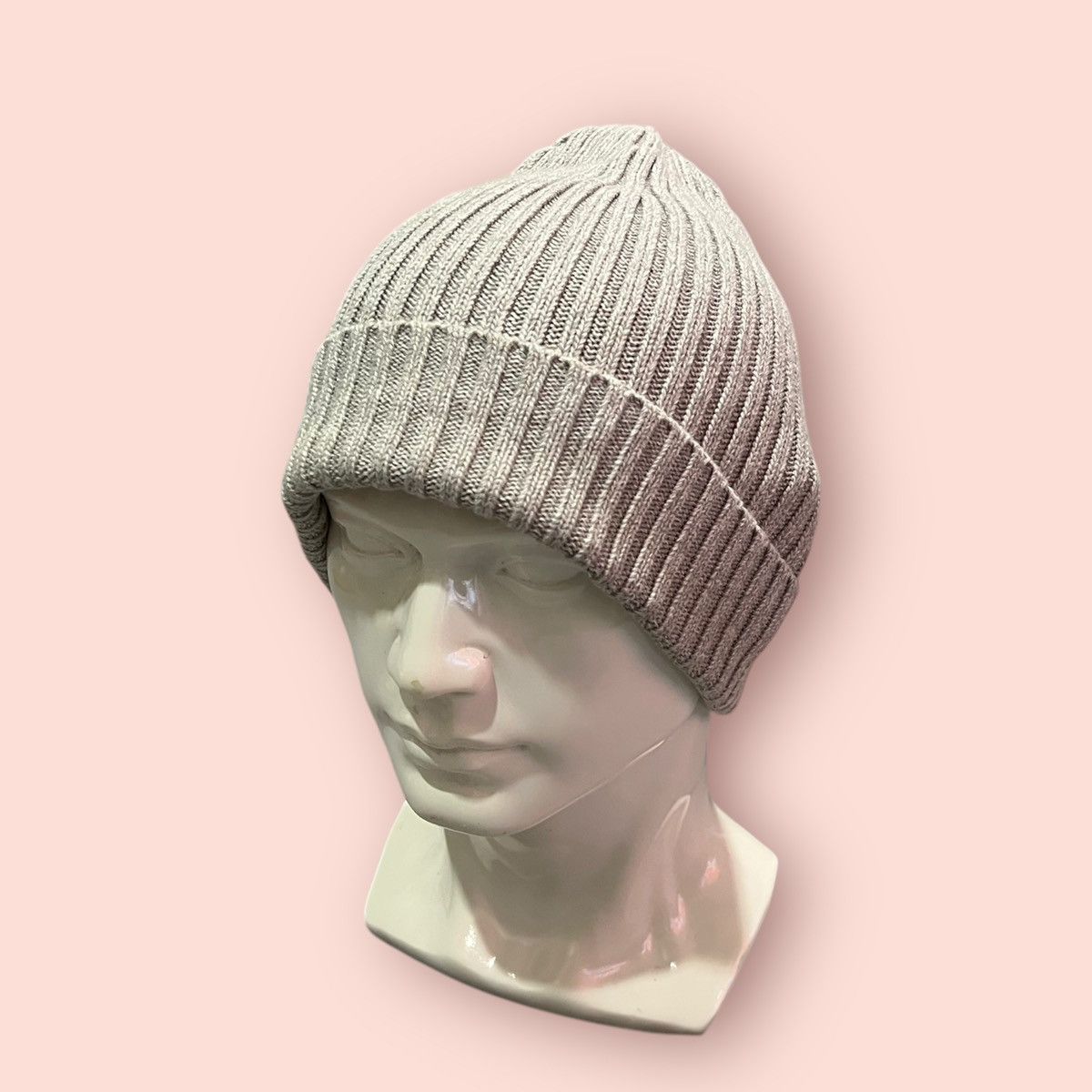 Japanese Brand × Jun Takahashi × Uniqlo UNIQLO KNITTED CUFFED COTTON BEANIE Size ONE SIZE - 7 Thumbnail