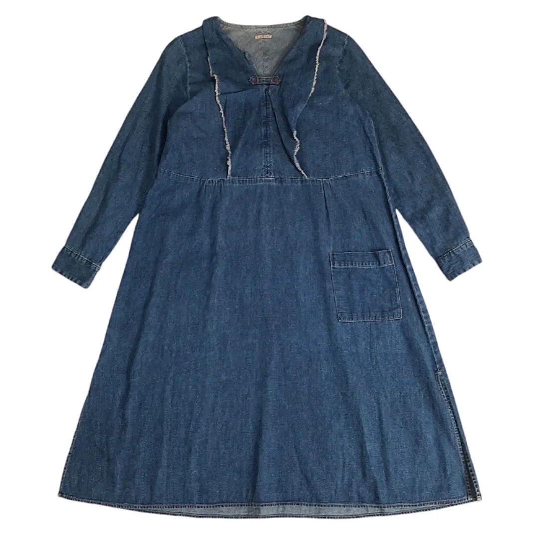 Kapital × Kapital Kountry Kapital Japan Midi Dress Size XS / US 0-2 / IT 36-38 - 1 Thumbnail