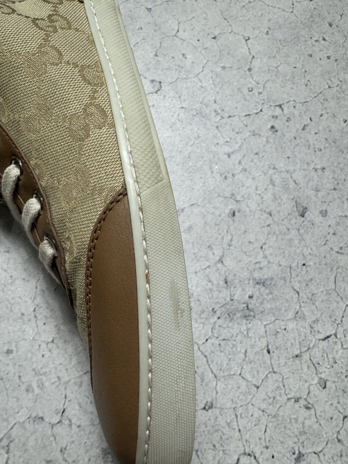 Gucci GG Gucci Monogram Luxury High Top Sneaker Vintage Size 36 Size US 6 / IT 36 - 7 Thumbnail