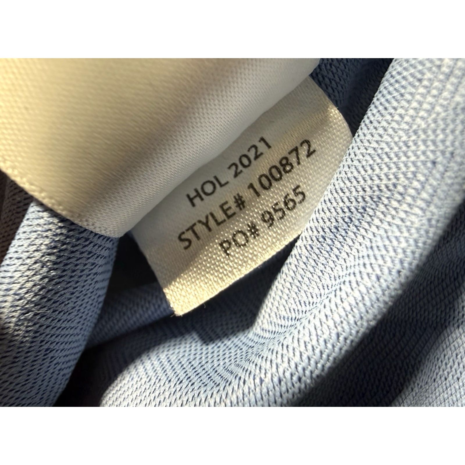 Rhone Rhone Shirt Mens M Blue Herringbone Stretch Performance Button Front Commuter Size US M / EU 48-50 / 2 - 5 Thumbnail