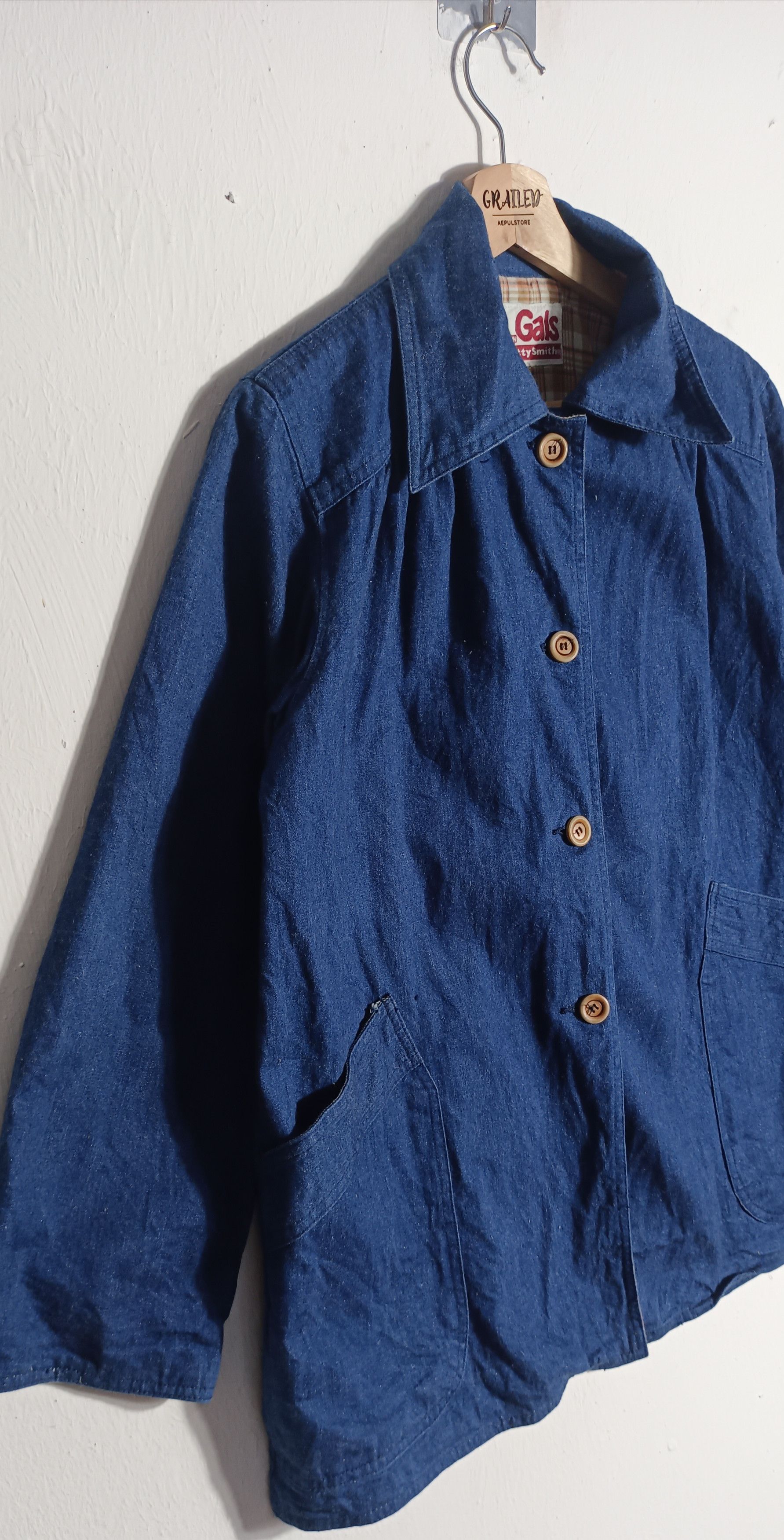 Big John Vintage🔥🔥Big John Gals Workwear Denim Jacket Size US XL / EU 56 / 4 - 5 Thumbnail