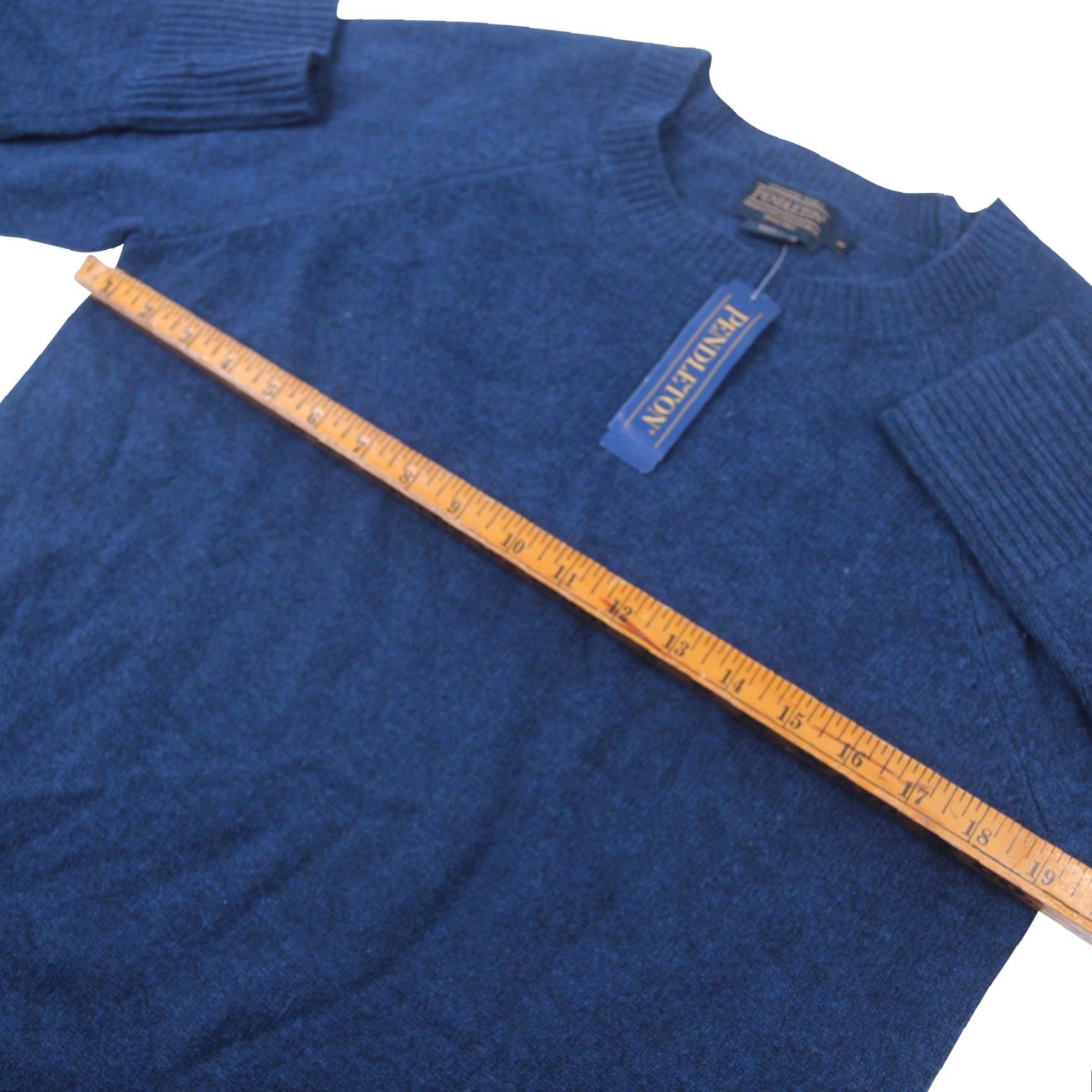 Pendleton VINTAGE Pendleton Womens Medium Oversized Wool Sweater Blue Size M / US 6-8 / IT 42-44 - 5 Thumbnail