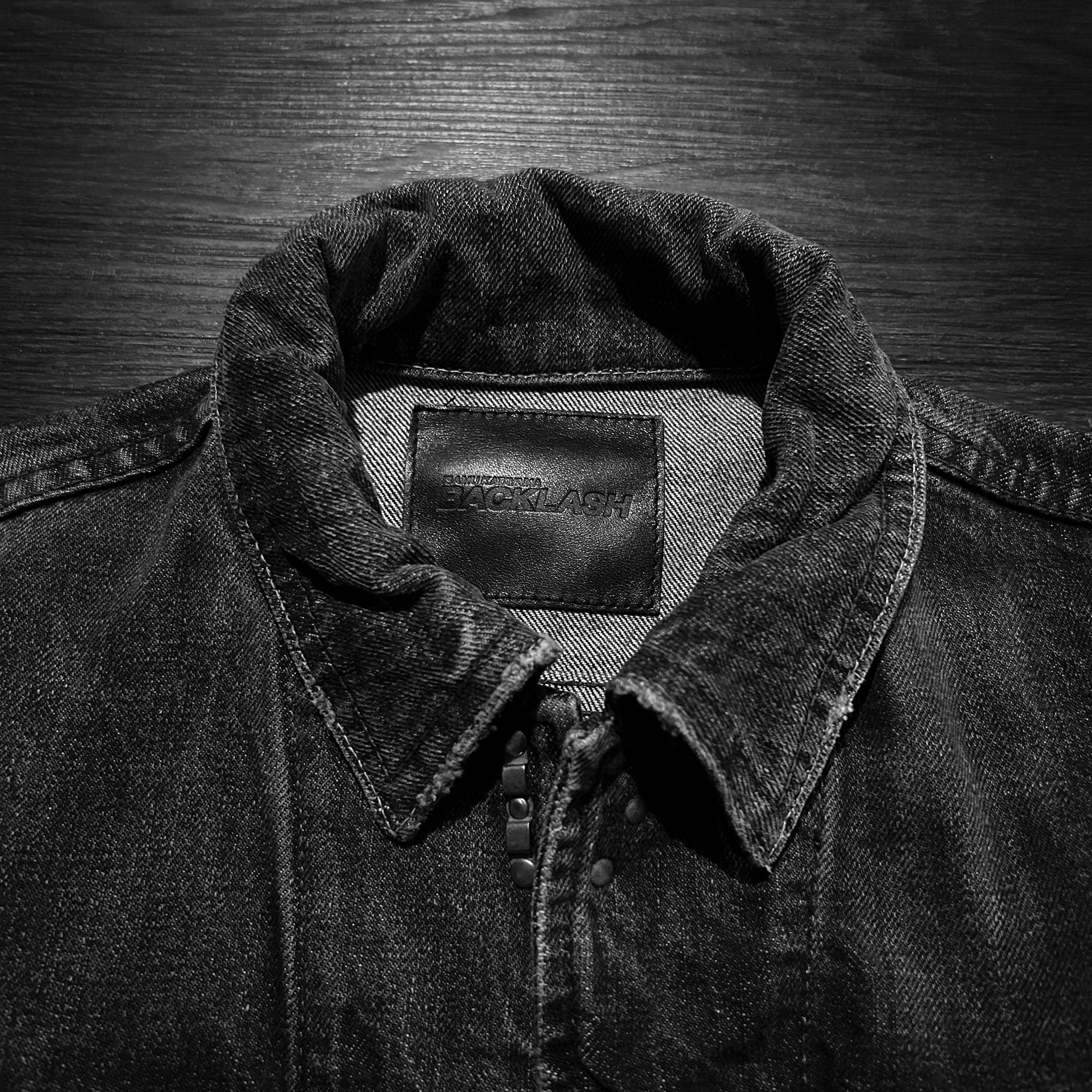 If Six Was Nine Isamu Katayama Backlash Painted & Distressed Trucker Jacket Size US S / EU 44-46 / 1 - 4 Thumbnail