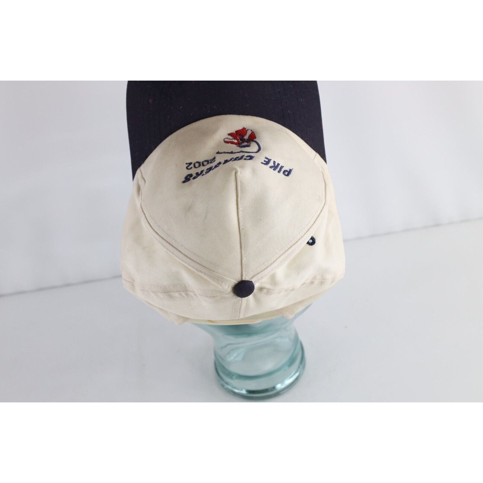 Vintage Vintage Thrashed 2002 Pike Chasers Fishing Snapback Hat Size ONE SIZE - 9 Thumbnail