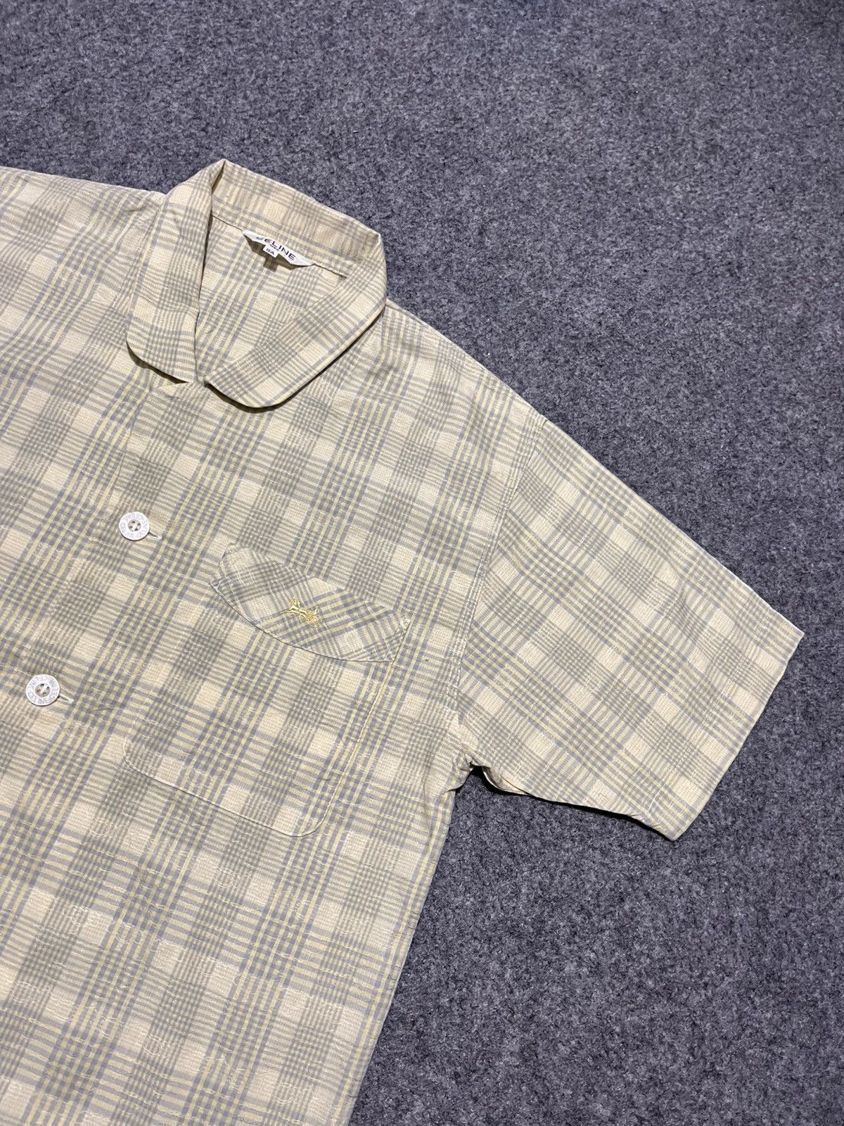 Celine × Vintage Vintage Rare Celine Short Shirt Size US M / EU 48-50 / 2 - 5 Thumbnail