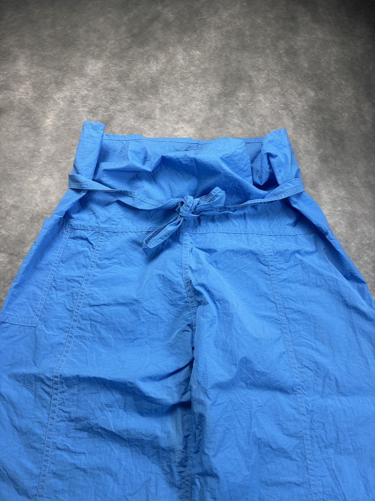 MC2 Saint Barth × Other × Vintage Vintage Cropped Pants Crinkle Nylon Tie Waist Beach Capris Size US 32 / EU 48 - 3 Thumbnail