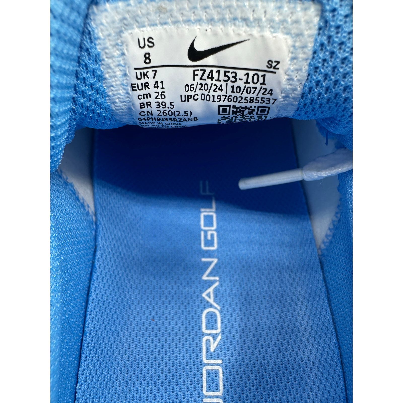 Jordan Brand Jordan Nu Retro 1 Low Golf “UNC” size 8 men’s Size US 8 / EU 41 - 6 Thumbnail