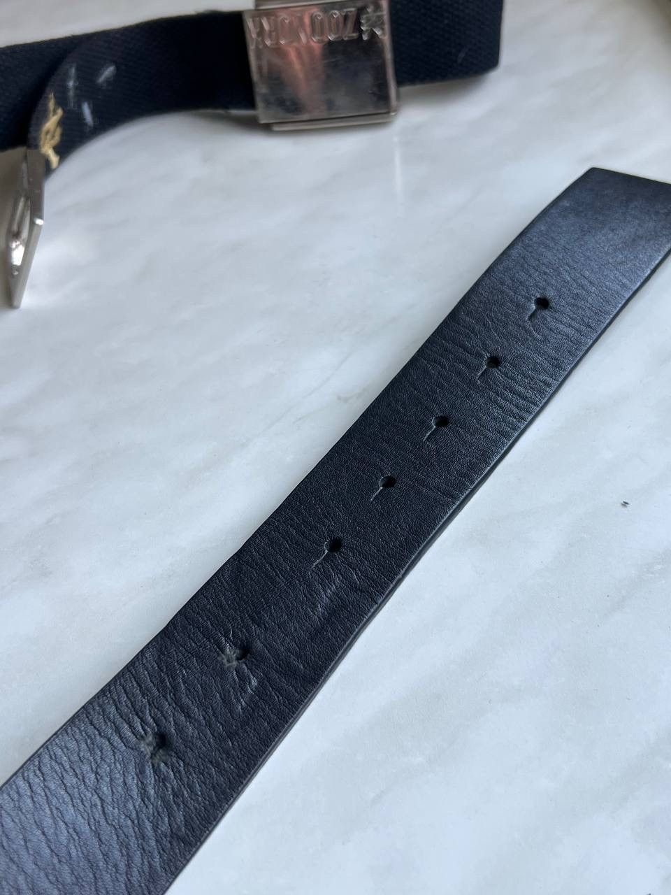 Love Moschino Luxury Leather Moschino Jeans Black Belt Logo Heart Chrome Size ONE SIZE - 6 Thumbnail