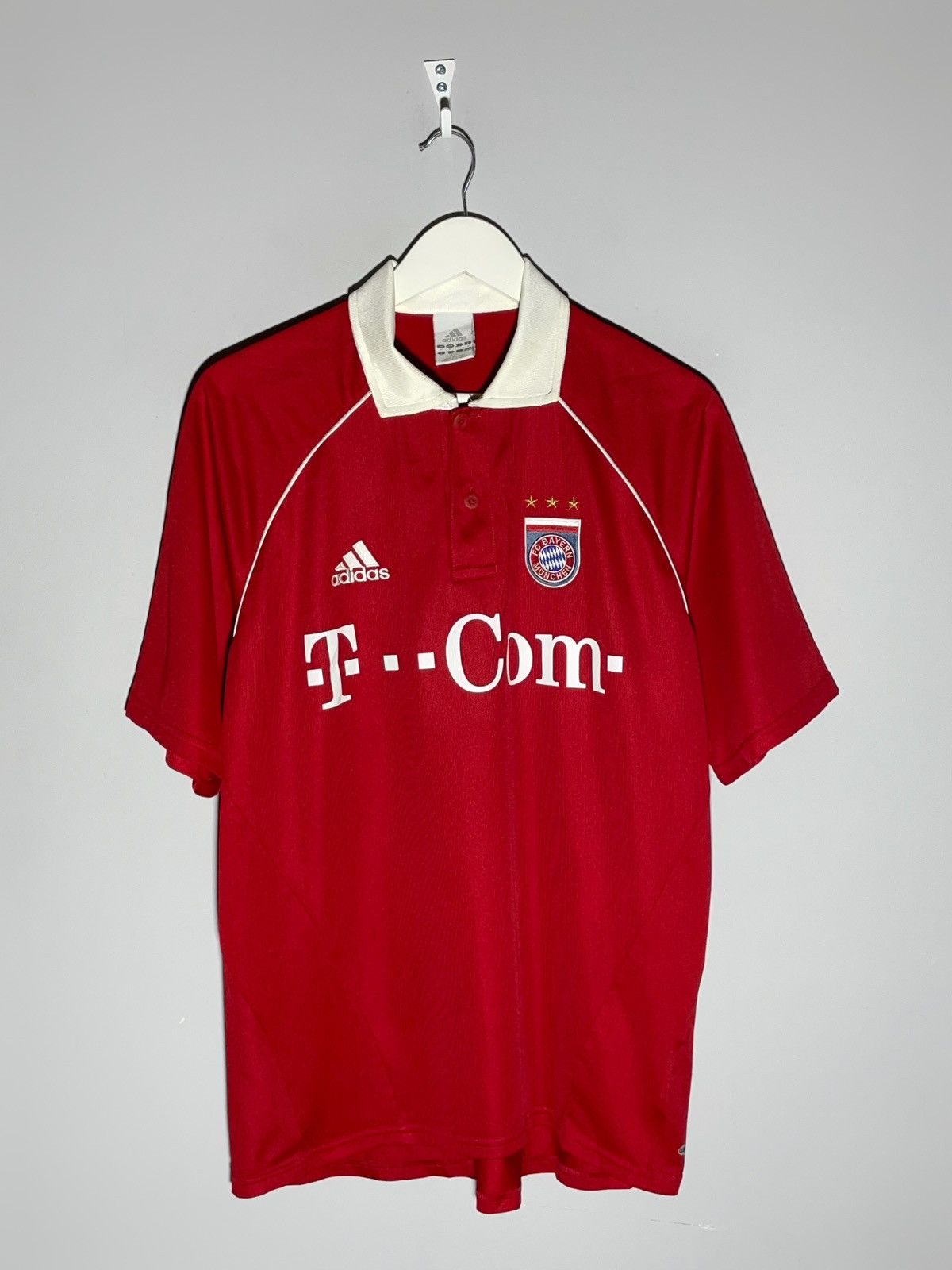 Vintage Bayern Munchen Adidas 2005/06 Vintage Home Football Shirt Size US M / EU 48-50 / 2 - 1 Thumbnail