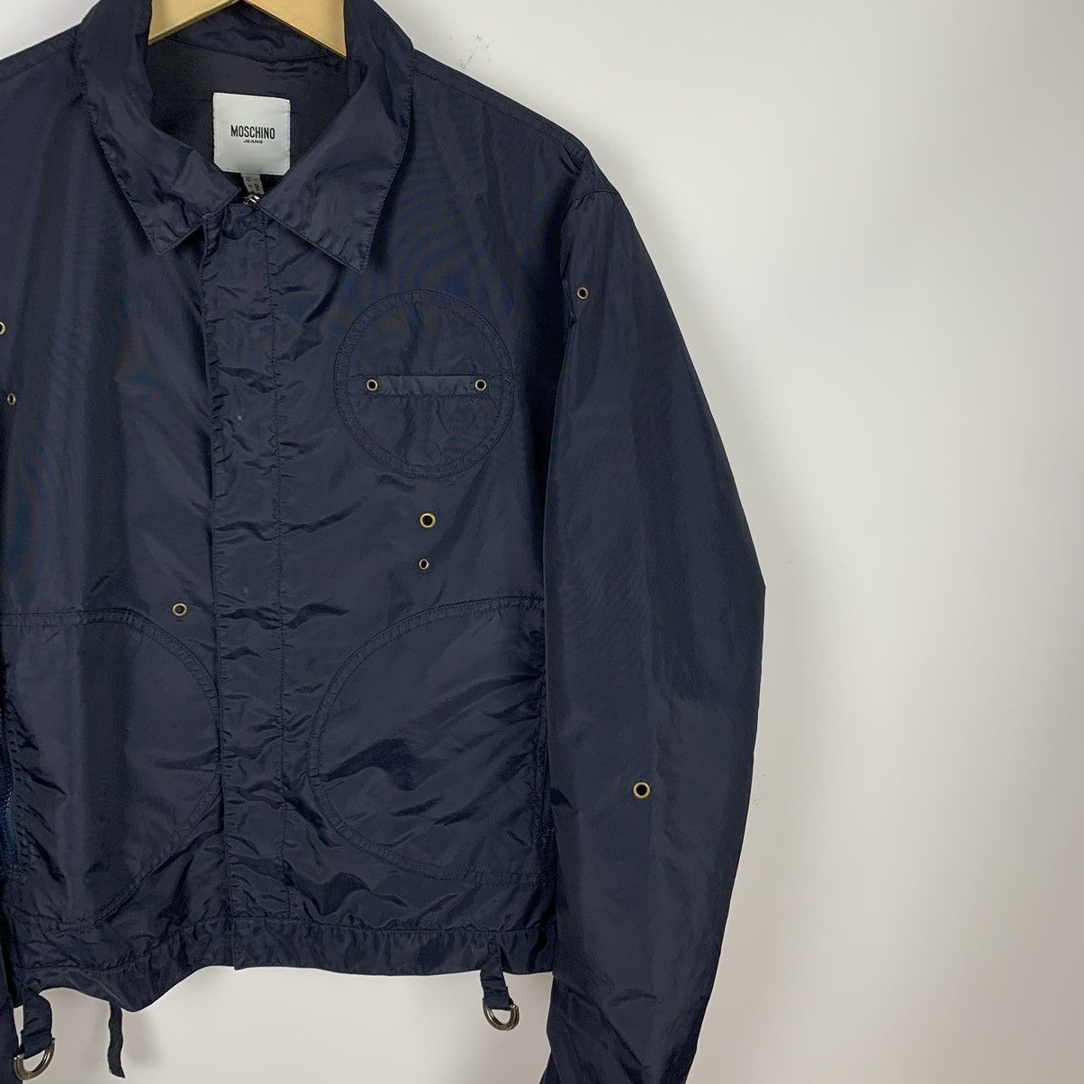 Moschino Moschino Jeans Full Zip Jacket Women’s Size IT 50 Nylon Size XL / US 12-14 / IT 48-50 - 5 Thumbnail