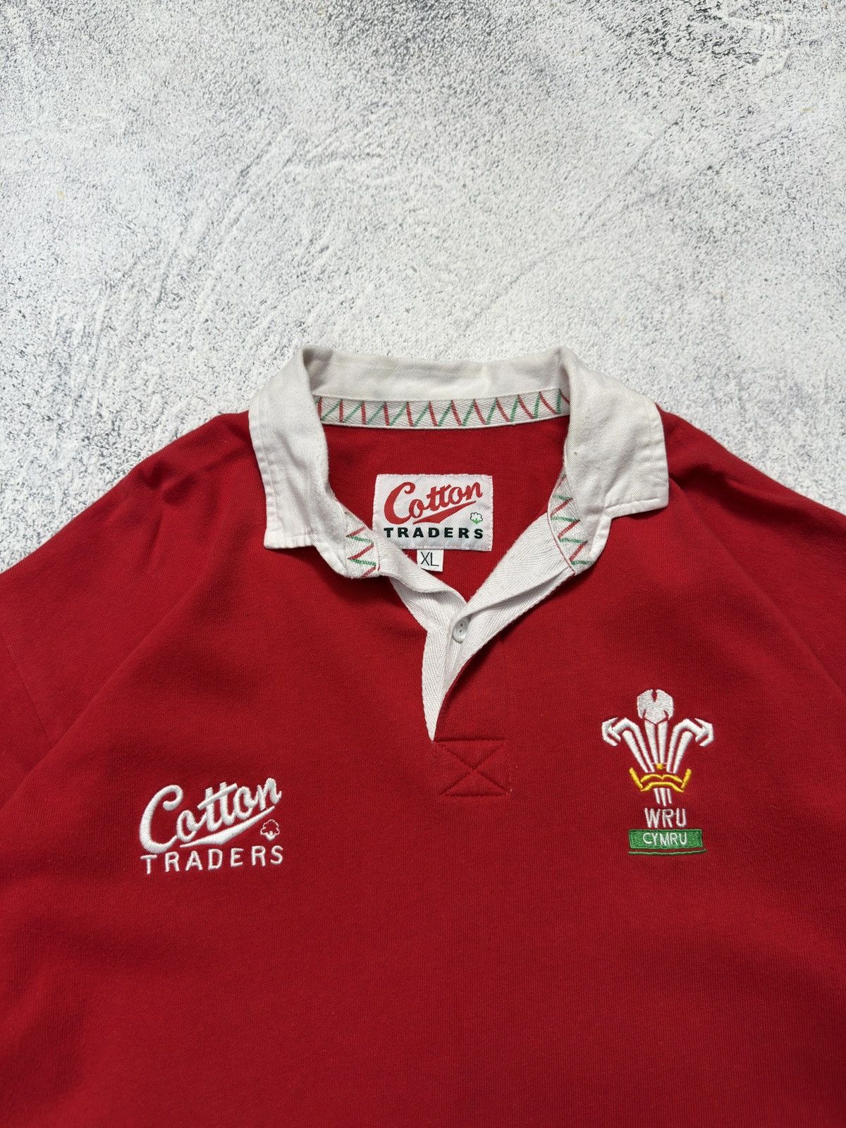 Cotton Traders Vintage 1995-97 Wales Rugby Union Home Long Sleeve Shirt Size US XL / EU 56 / 4 - 10 Thumbnail