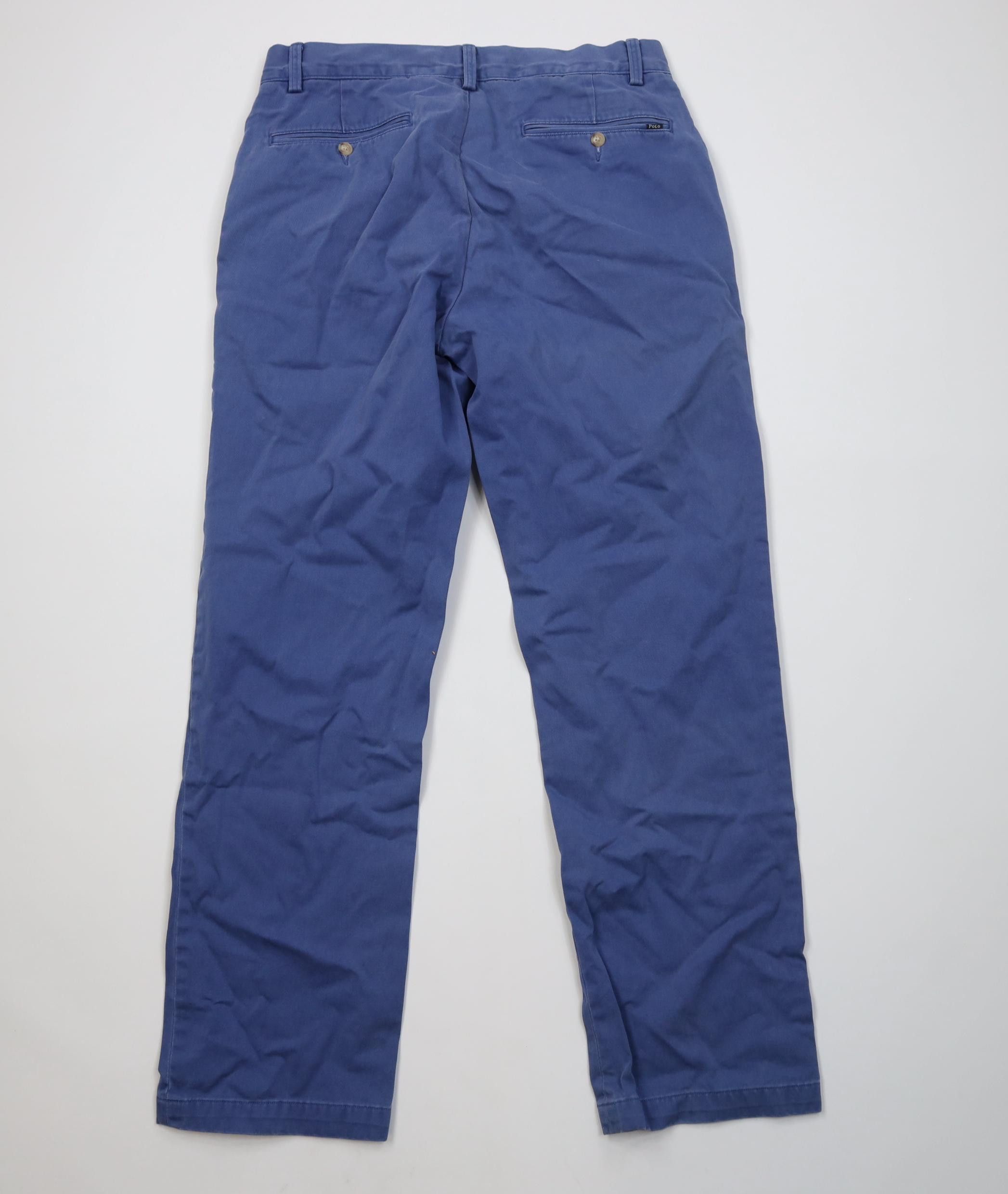 Polo Ralph Lauren Vintage Y2K Ralph Lauren Classic Fit Golf Chino Pants Blue Size US 32 / EU 48 - 12 Thumbnail