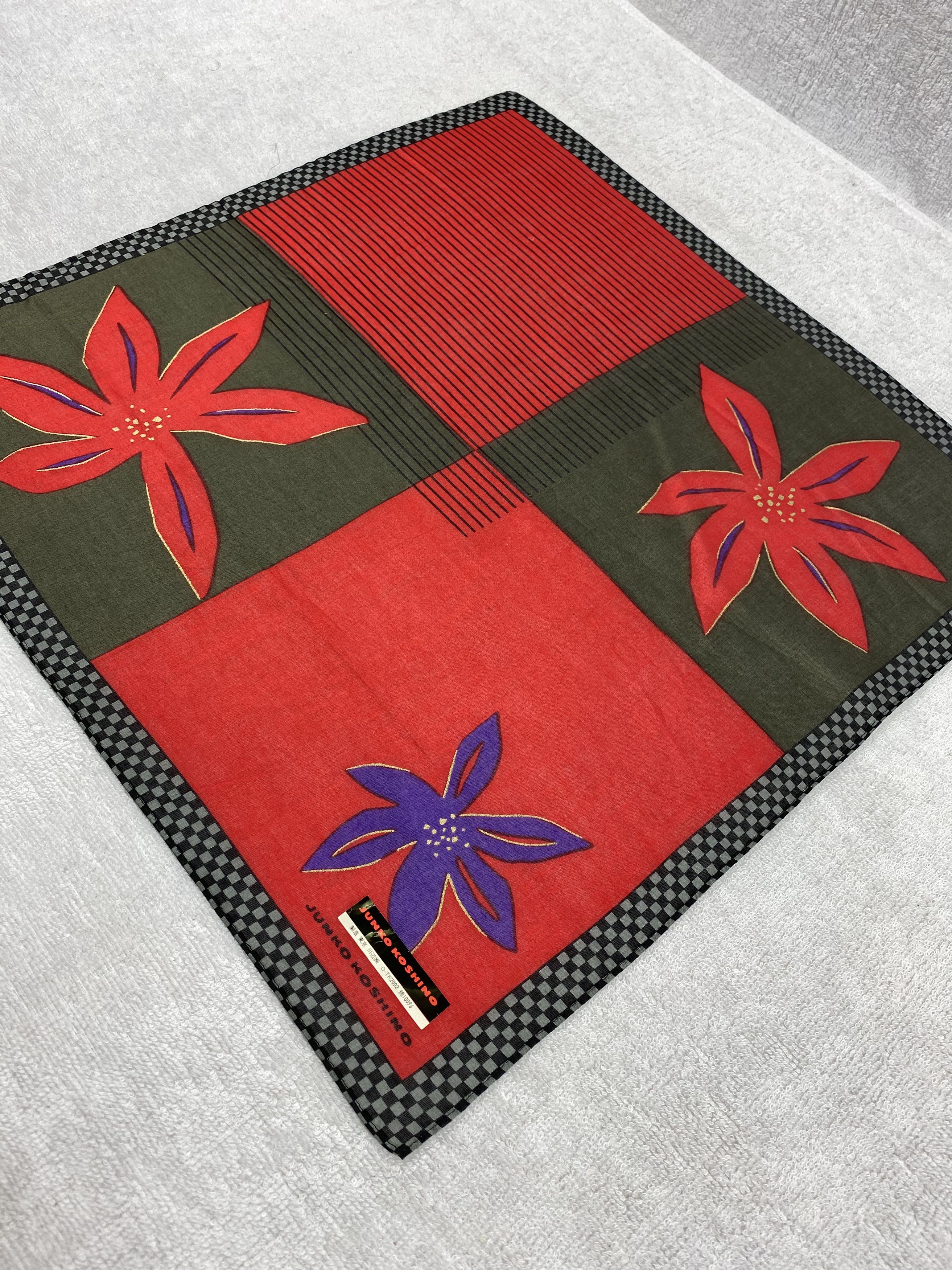 Japanese Brand × Mr. Junko × Vintage Junko Koshino Handkerchief / Bandana / Neckerchief Size ONE SIZE - 4 Thumbnail