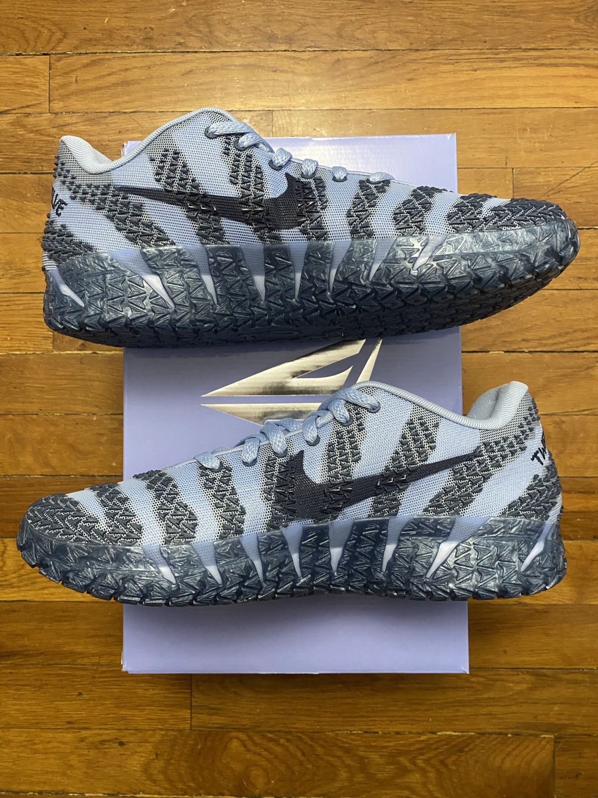 Nike Size 13 - Nike Ja 3 Ja Morant Basketball Shoes Blue Men’s Size US 13 / EU 46 - 3 Thumbnail