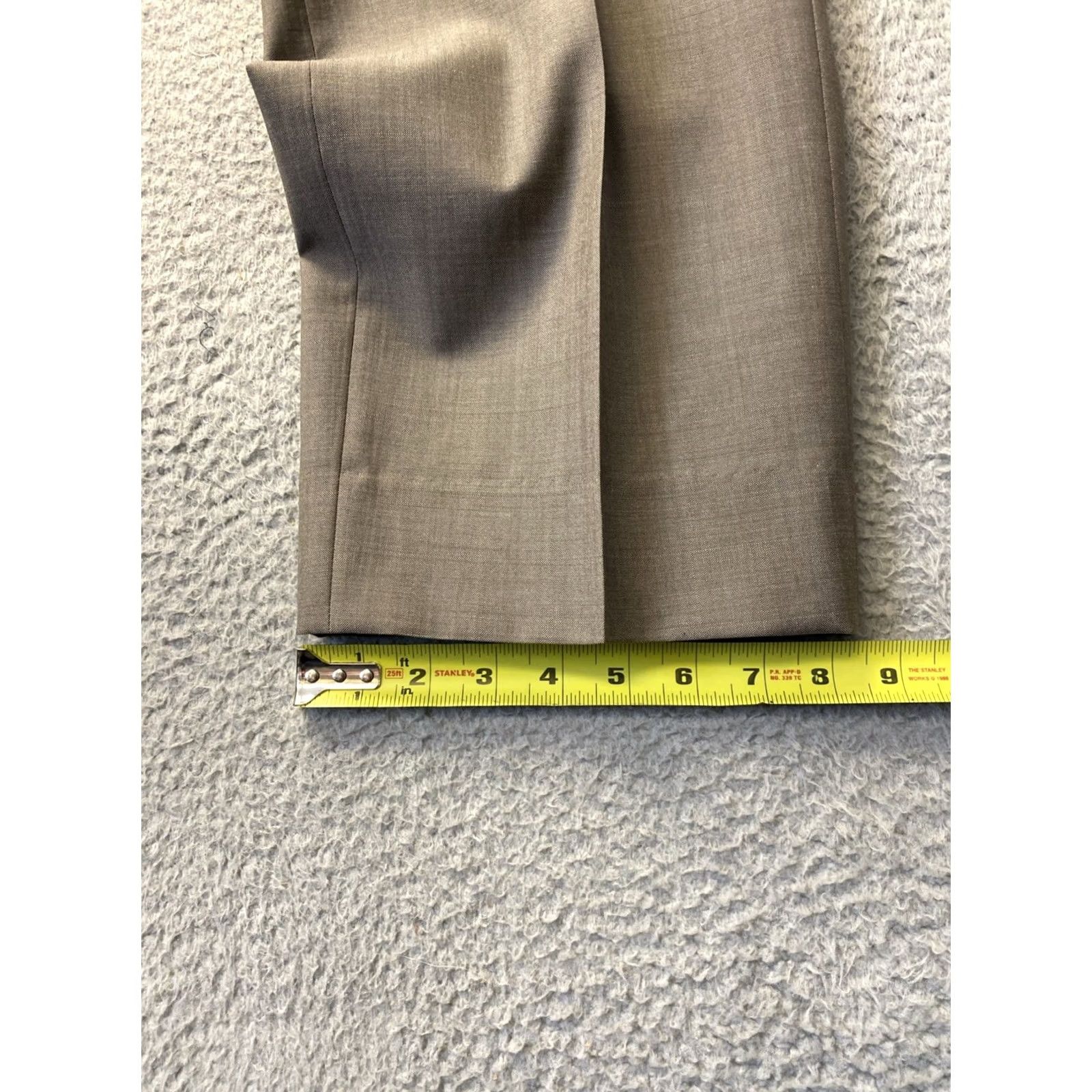 Hugo Boss HUGO BOSS Dress Pants Men’s Size 36 Light Brown Flat Front Wool 30 Inseam Dry Clean Only Regular Pants Mens Size US 36 / EU 52 - 5 Thumbnail