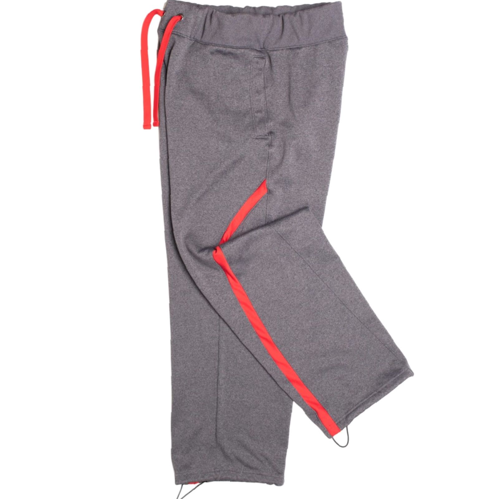 Under Armour VINTAGE Under Armour Track Pants Gray Large Retro Style with Red Trim Pants Adult Large Gray Size US 33 - 2 Thumbnail