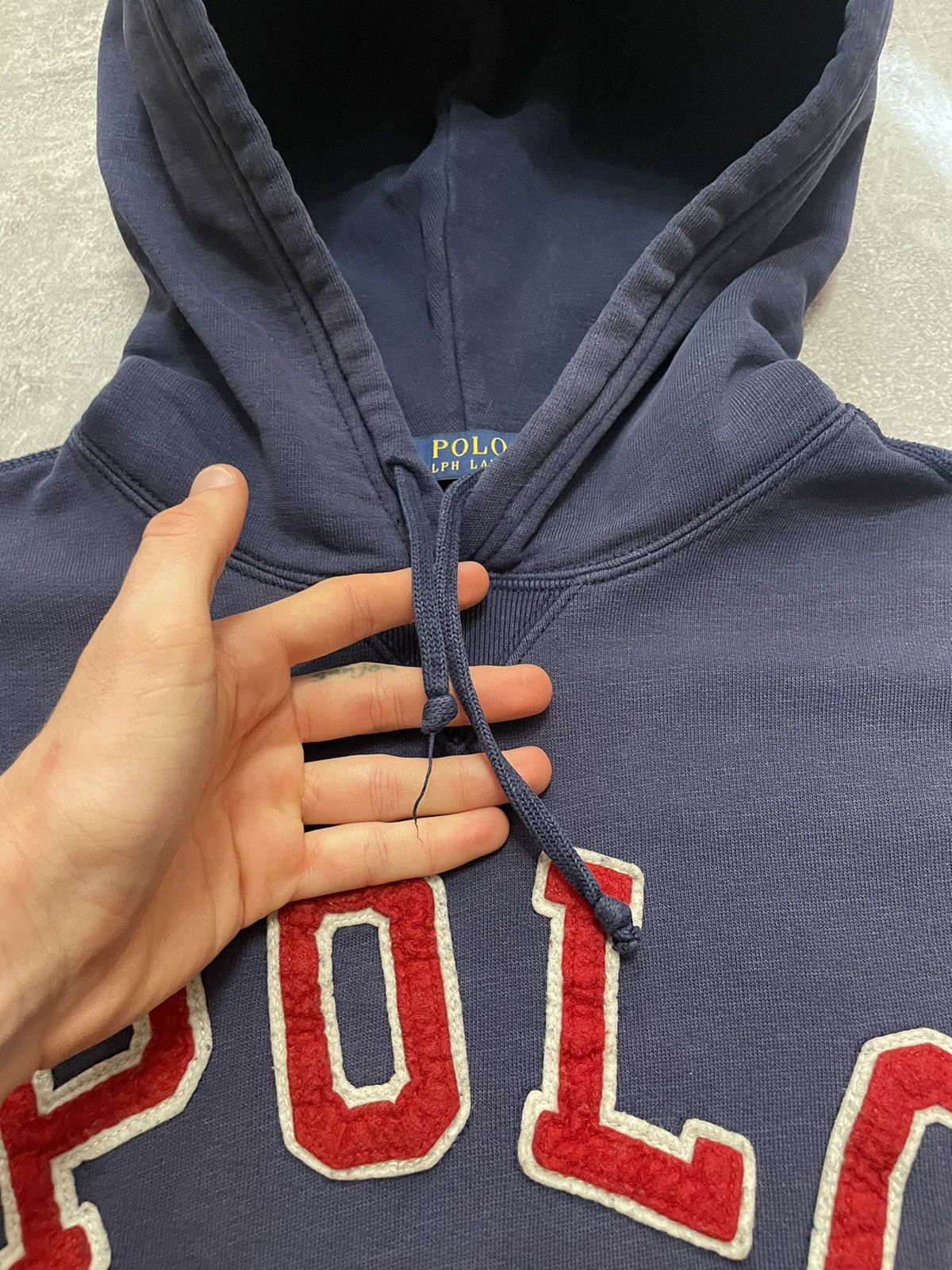Polo Ralph Lauren Vintage Polo Ralph Lauren Big Logo Hoodie Size US L / EU 52-54 / 3 - 12 Thumbnail