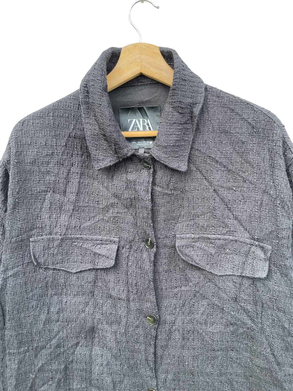 Zara 🔥Accept Binding Offer🔥 Zara Jacket Wool Size US L / EU 52-54 / 3 - 5 Thumbnail