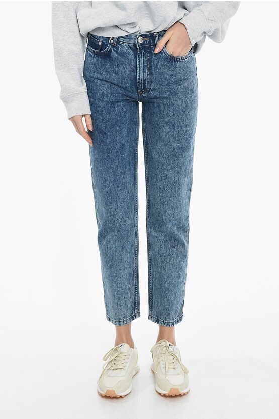 image of A P C Og1Mm0524 Bleached Jeans In Blue, Women's (Size 26)