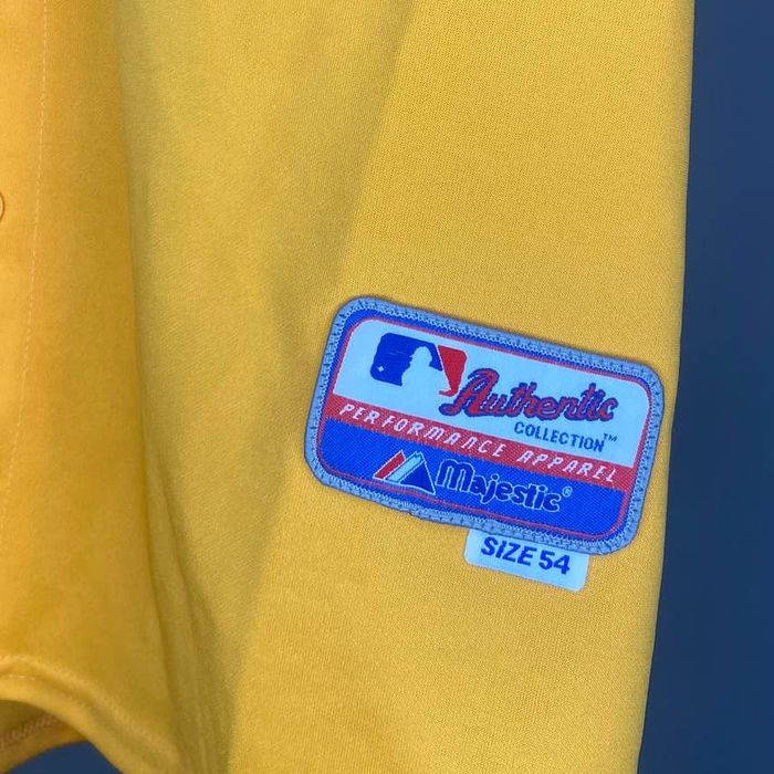 Vintage Milwaukee Brewers Yellow Jersey Grailed