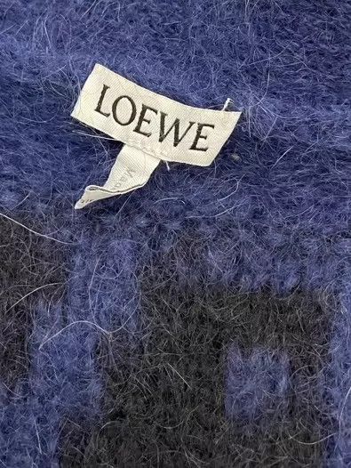 Loewe loewe Blue polar bear snowflake striped mohair sweater card Size US S / EU 44-46 / 1 - 6 Thumbnail