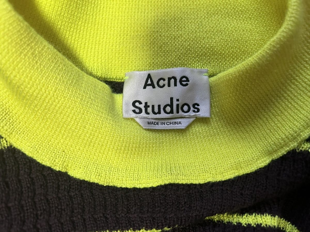 Acne Studios knitted wool striped yellow sweater knit NEW margiela marni Size US M / EU 48-50 / 2 - 6 Thumbnail